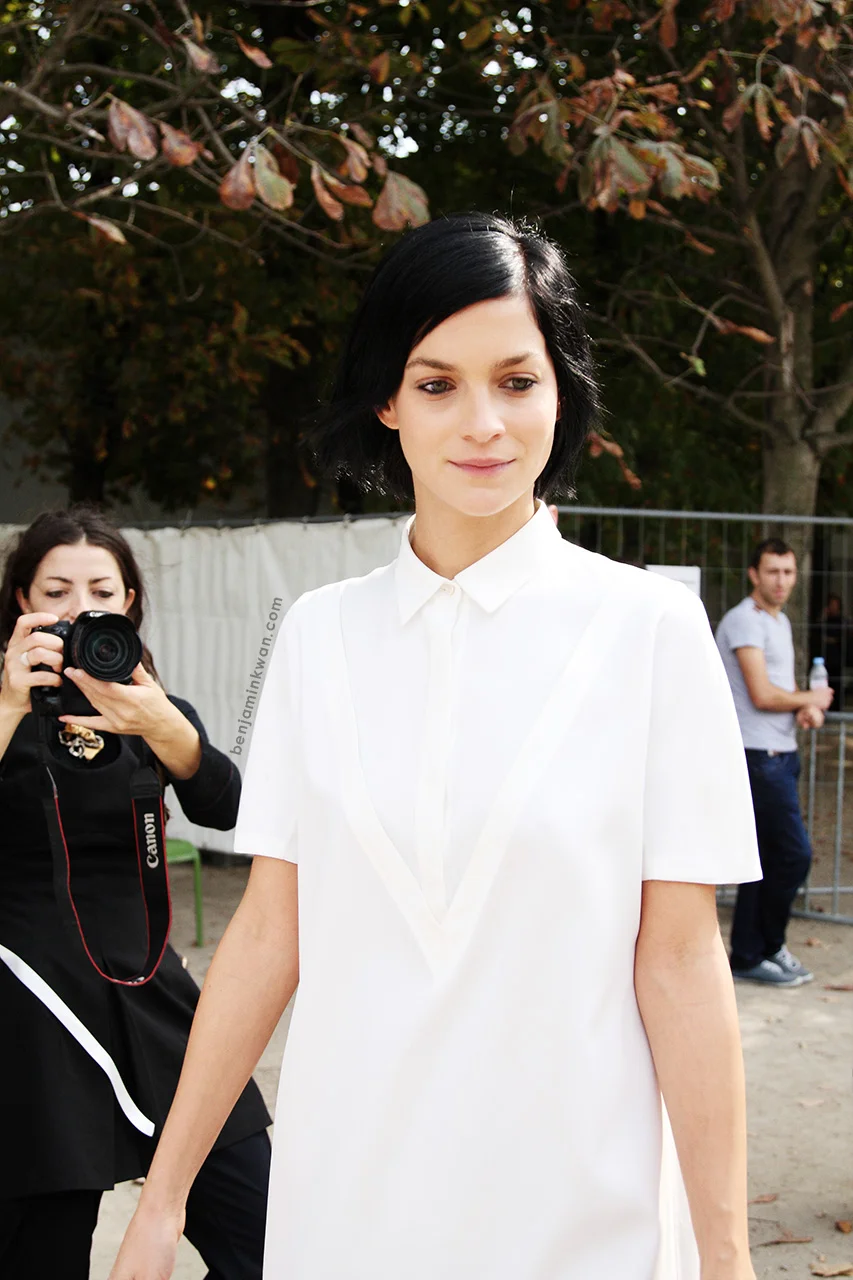Leigh Lezark at Viktor &amp; Rolf SS 2014 Paris Snapped by Benjamin Kwan