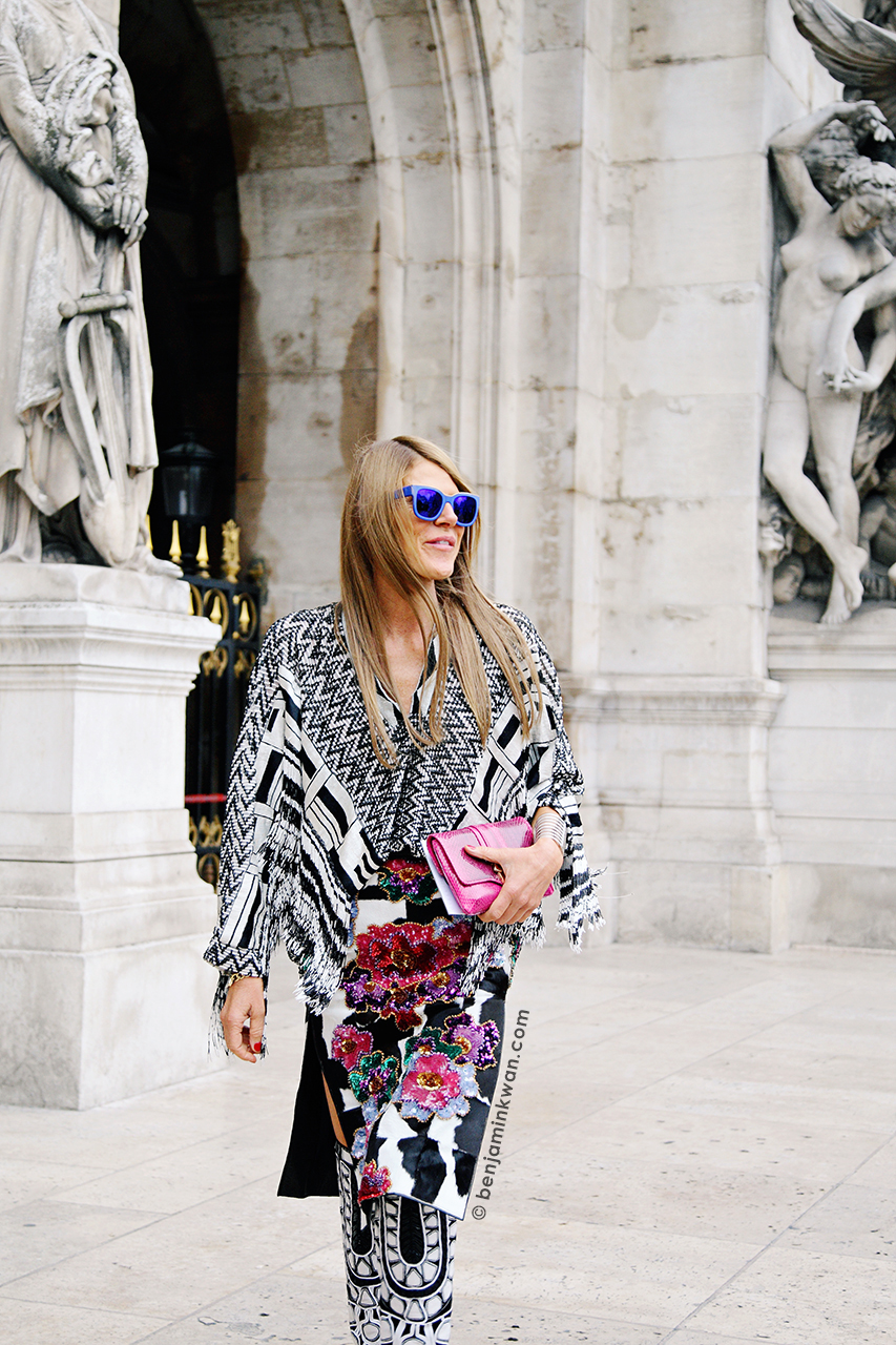 Anna Dello Russo at Stella McCartney SS 2014 Paris Snapped by Benjamin KwanParis Fashion Week