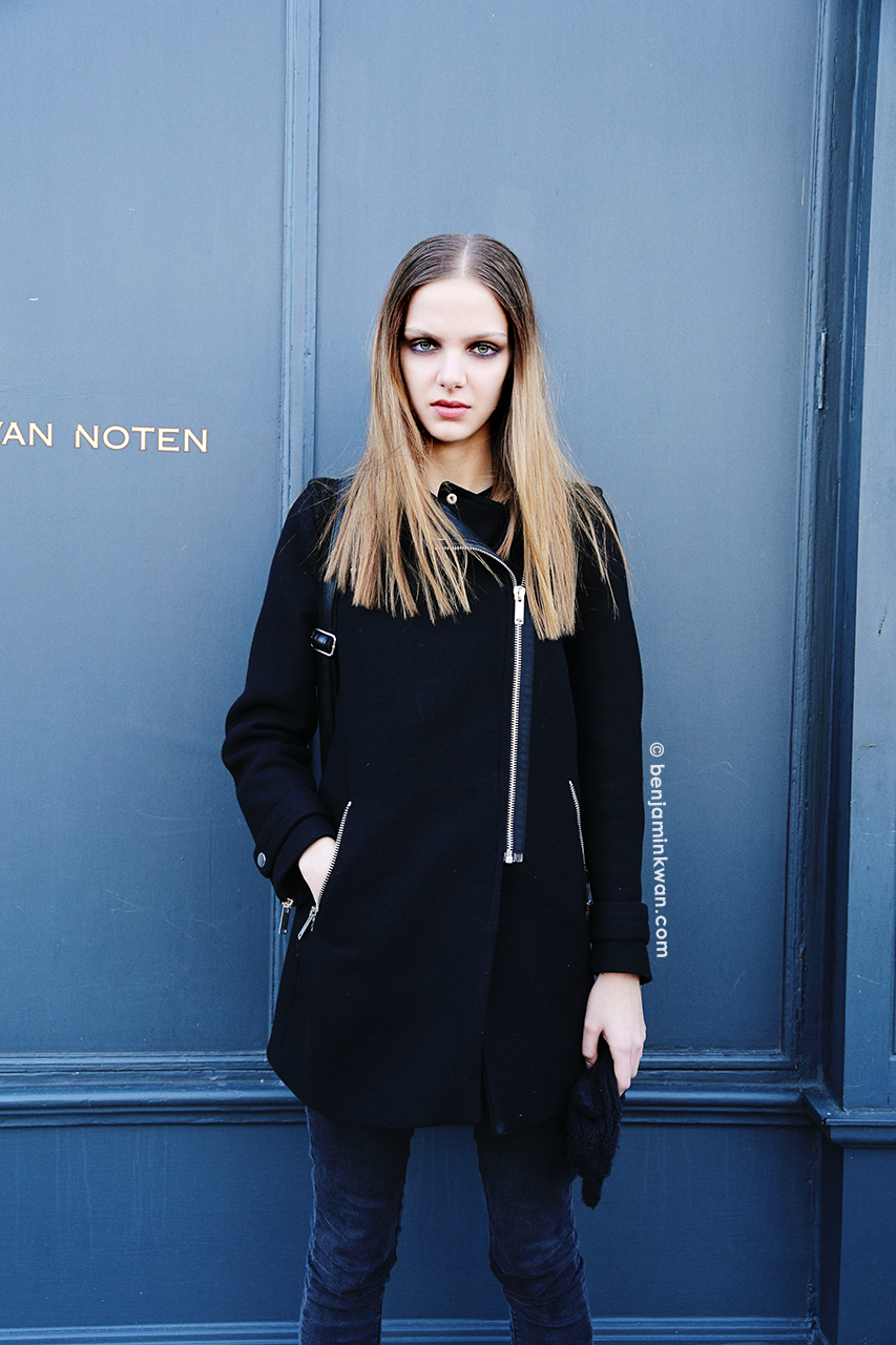 Klaudia Luczak at Andrew Gn FW 2014 Paris Snapped by Benjamin KwanParis Fashion Week