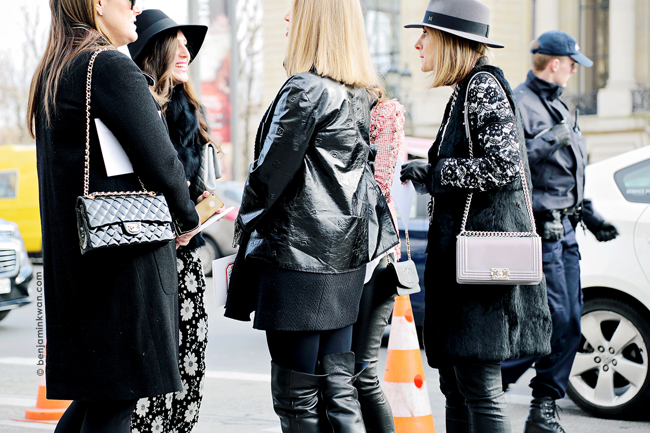 Chanel FW 2014 Paris Snapped by Benjamin KwanParis Fashion Week