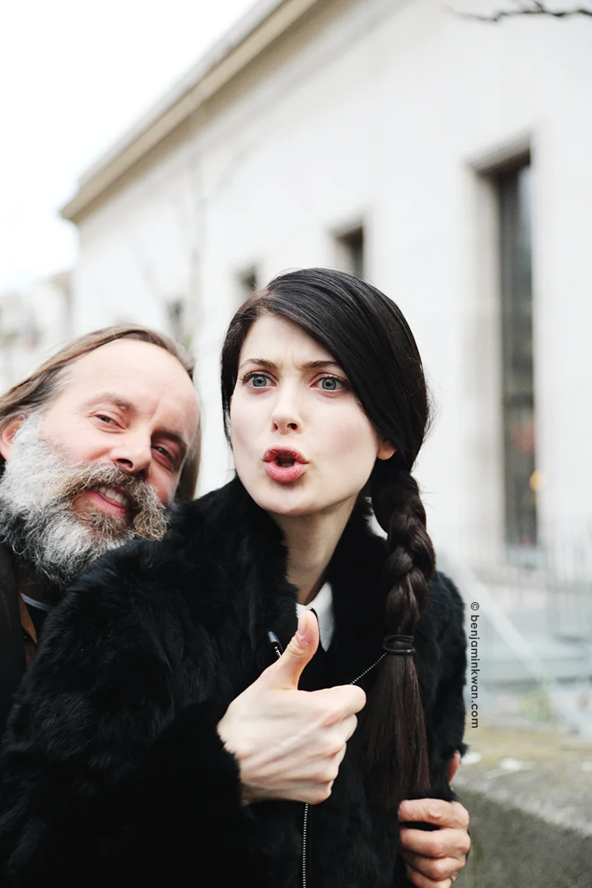 Larissa Hofmann at John Galliano FW 2014 Paris Snapped by Benjamin KwanParis Fashion Week