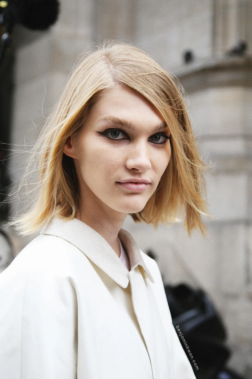 Irina Nikolaeva at Stella McCartney SS 2014 Paris Snapped by Benjamin Kwan