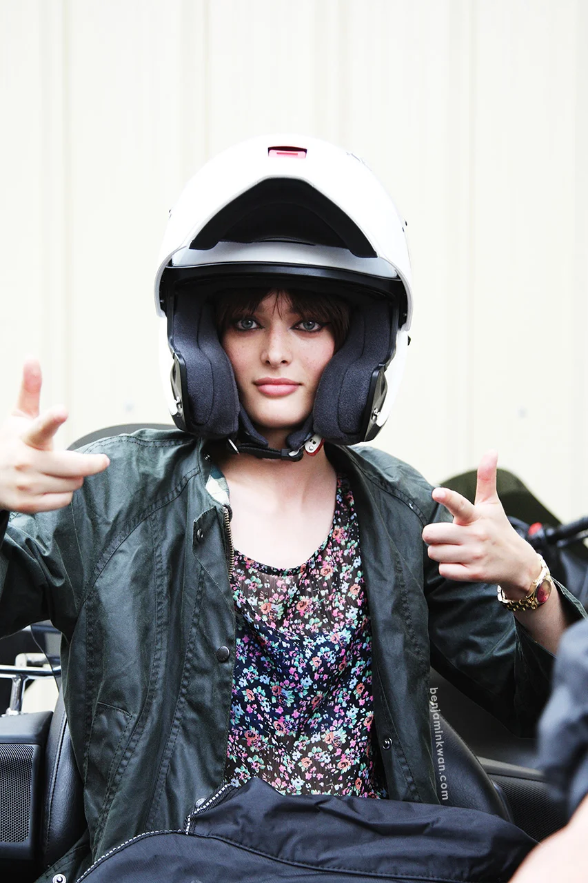 Sam Rollinson at Stella McCartney SS 2014 Paris Snapped by Benjamin Kwan