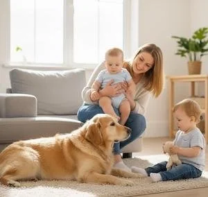New Baby Meets Dog: What Parents Get Wrong About Risk