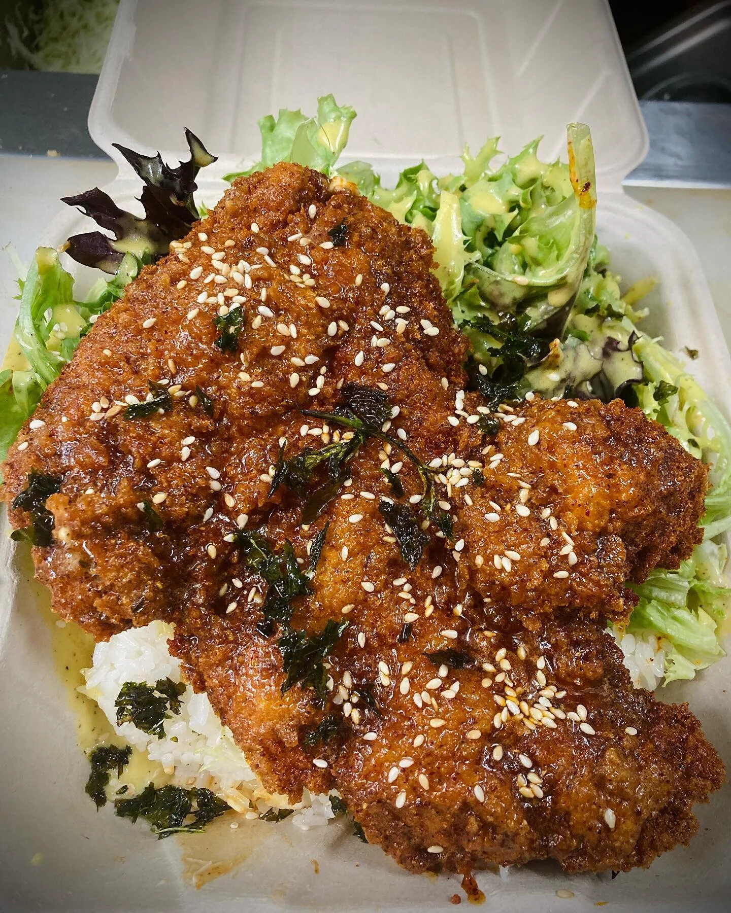🐥+🌶+🧈 #loustakeaway