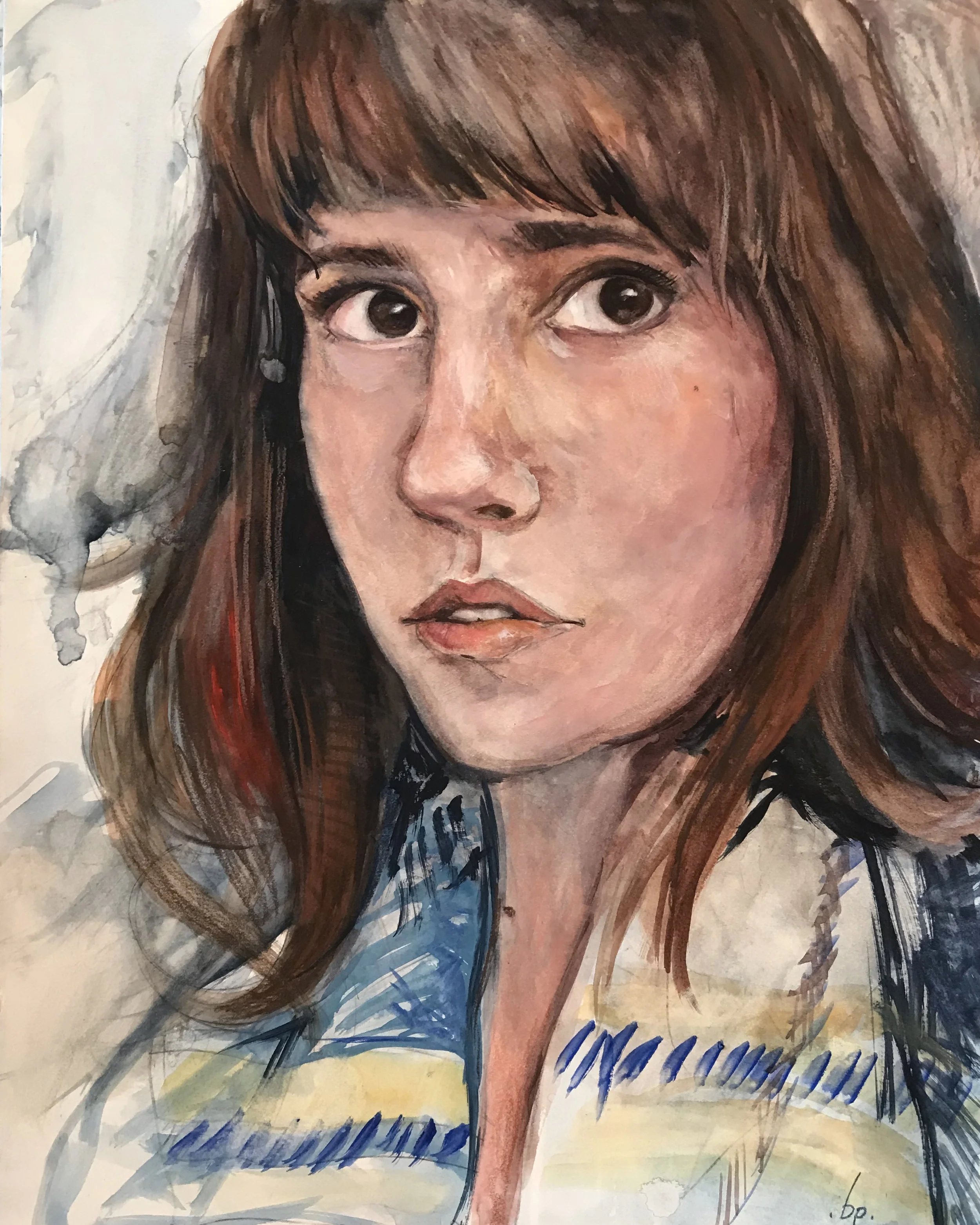 Self Portrait, Sketch