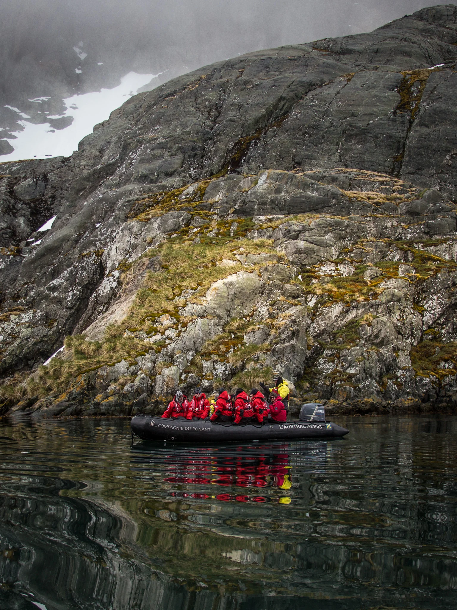Zodiac Reflection - Larsen Harbour - Kelly Redhead