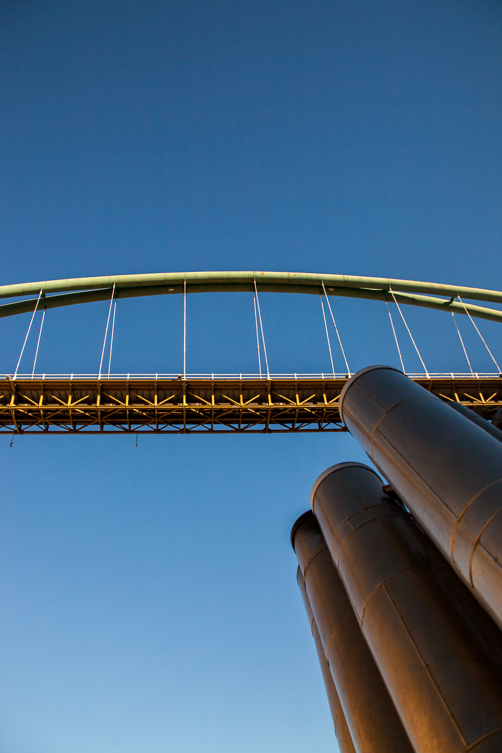 Funnels under the bridge