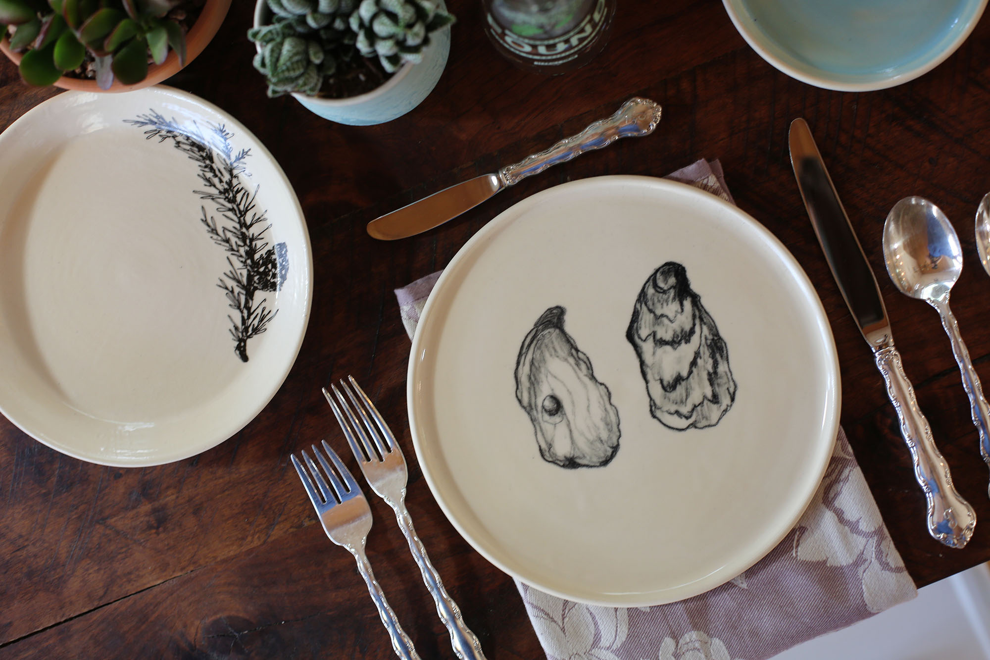 This oyster plate has to be one of my favorites.
