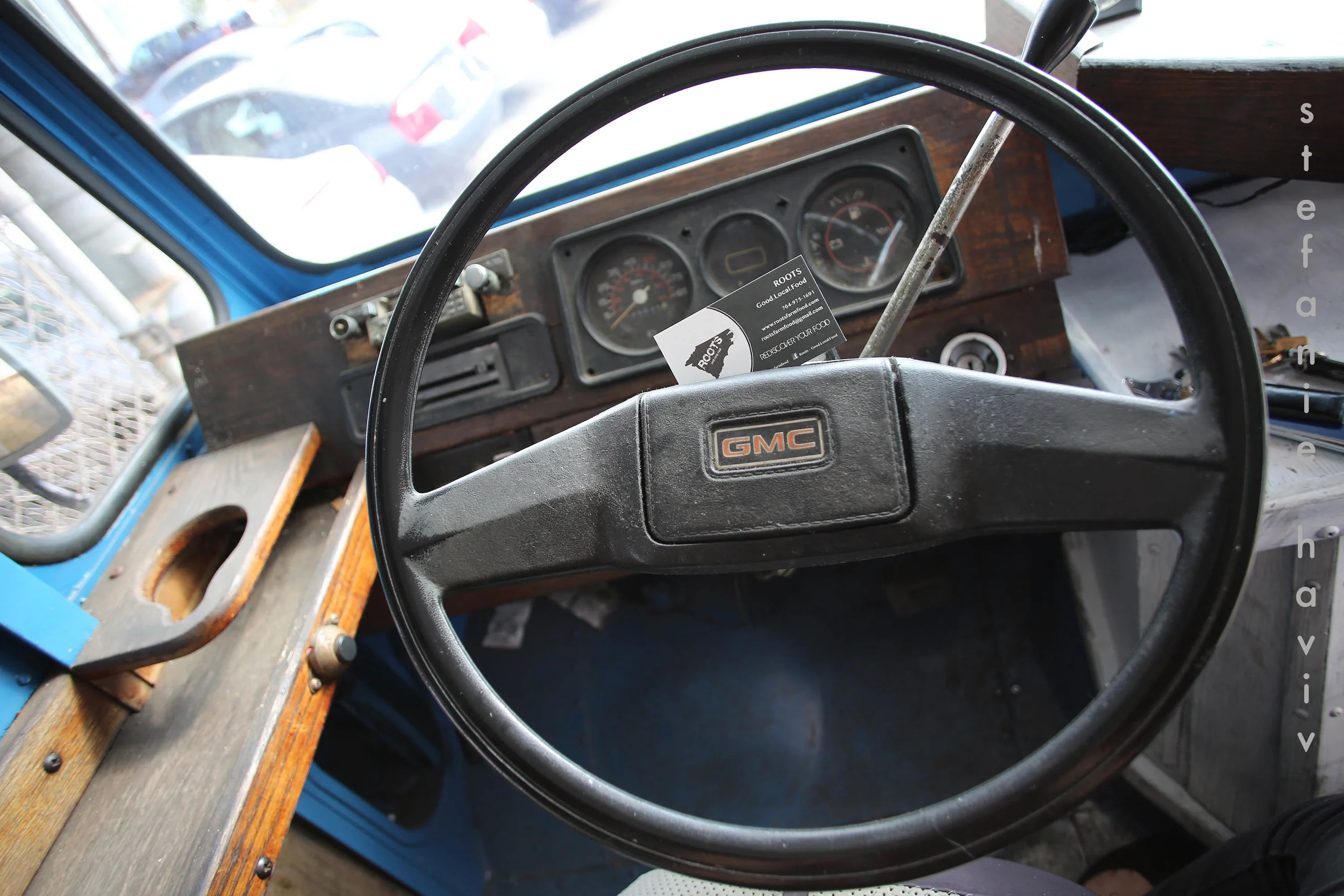 this truck. it's wooden dash board... was adorable.