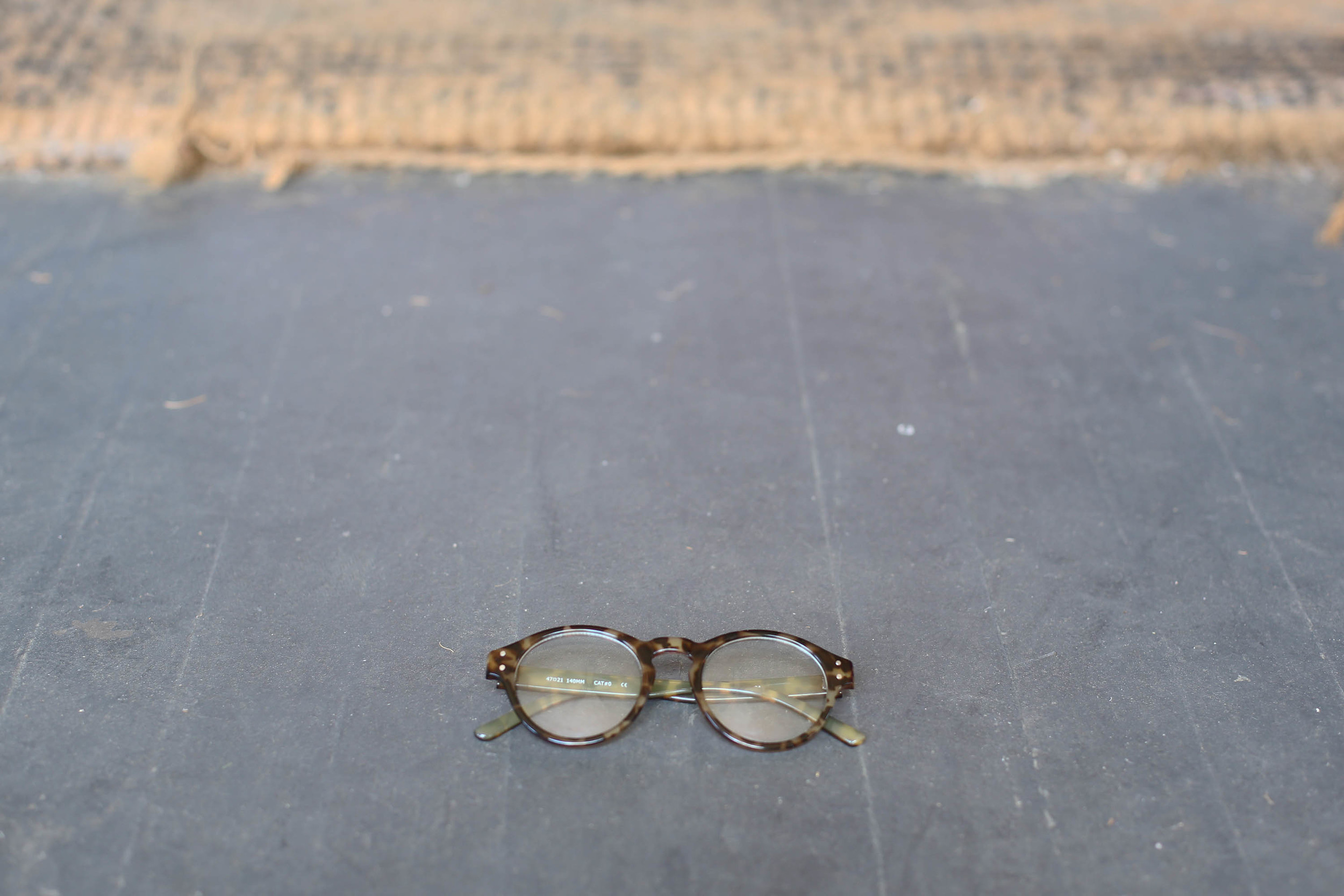 the glasses.