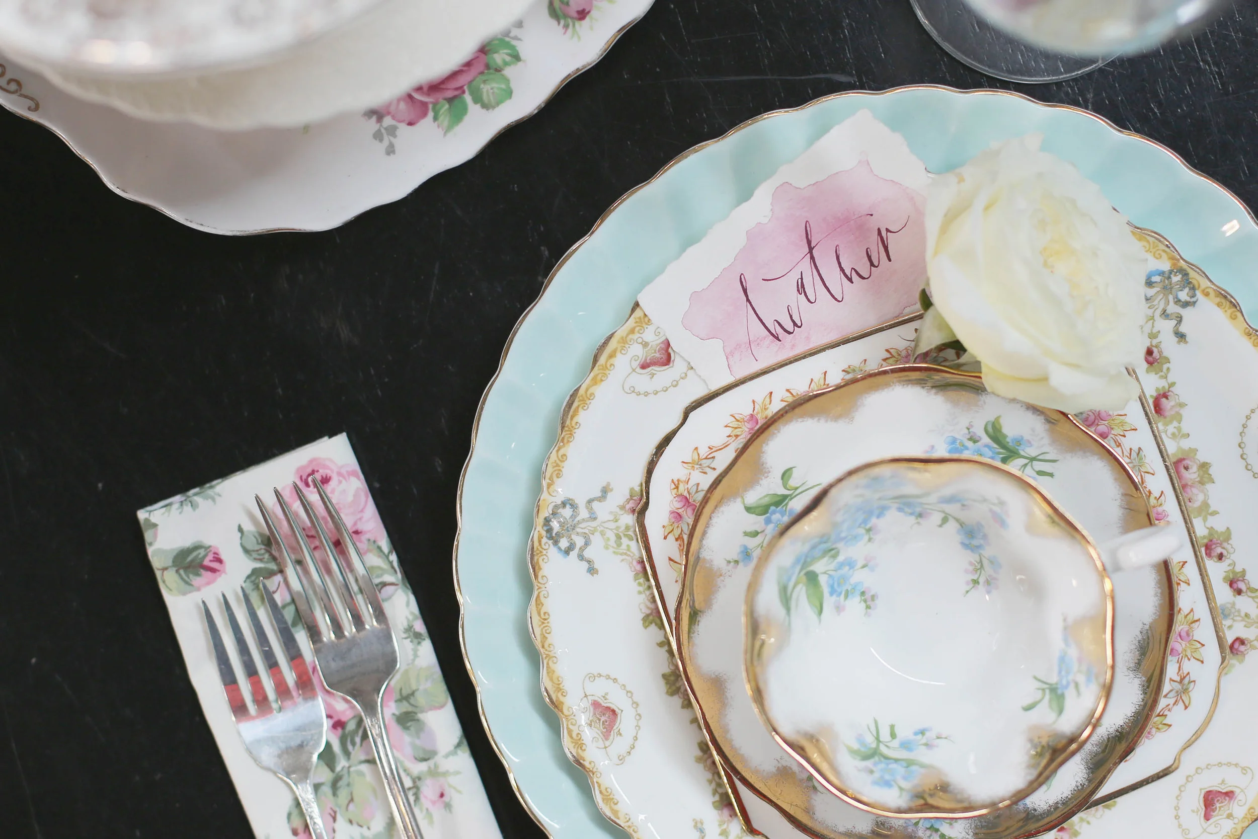 the china from the whimsical rose were just absolutely stunning!