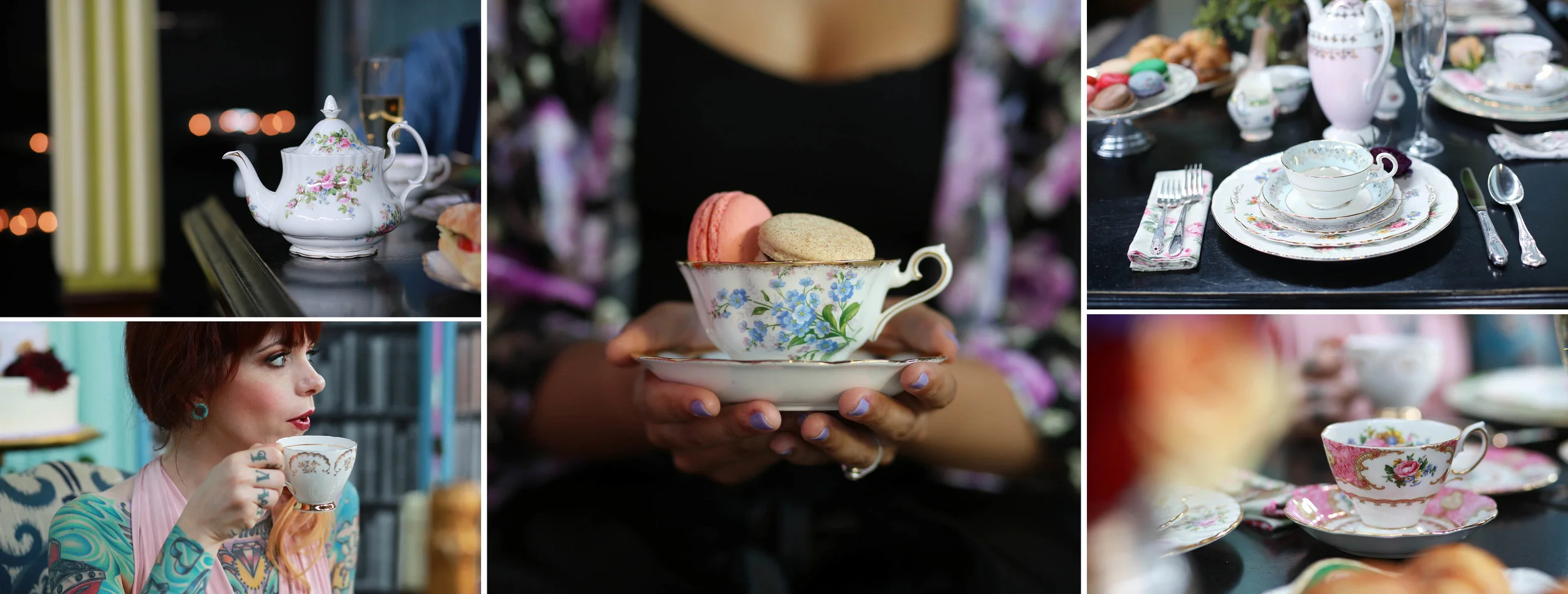 fine china for the best of the best! love the look whimsical rose provides for a table!