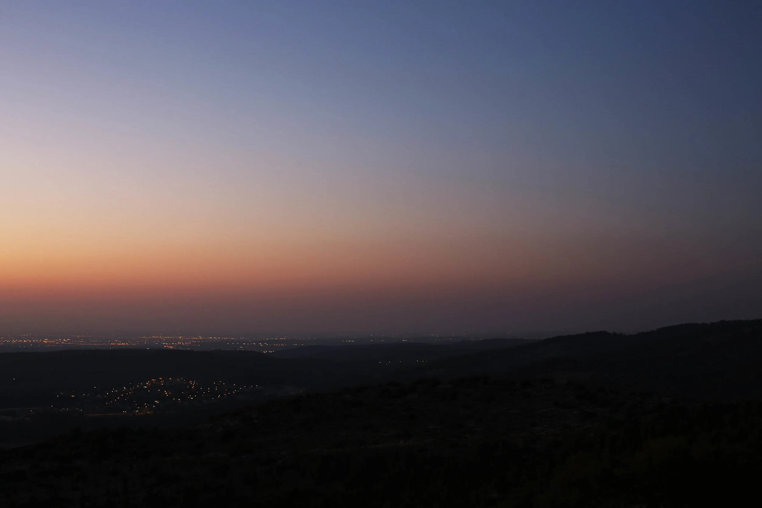 Sunset in the mountains. The cool dry air, the breeze... What a place.