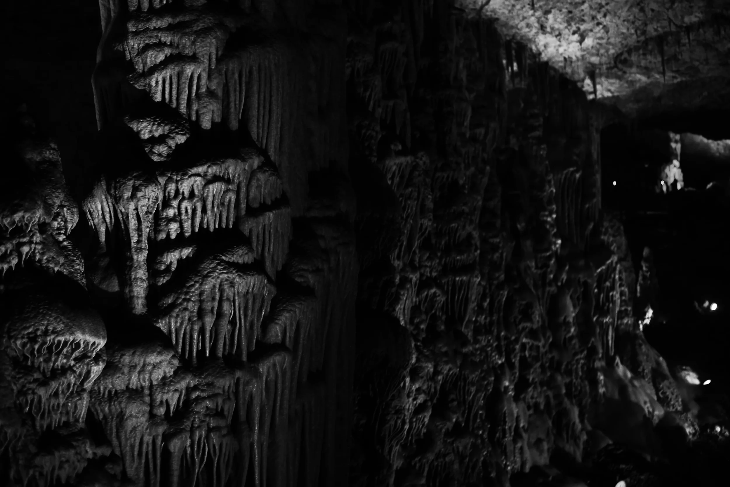 A visit to the stalactite caves near his parents' house. Dov was so scared he held both of our hands as we walked through.