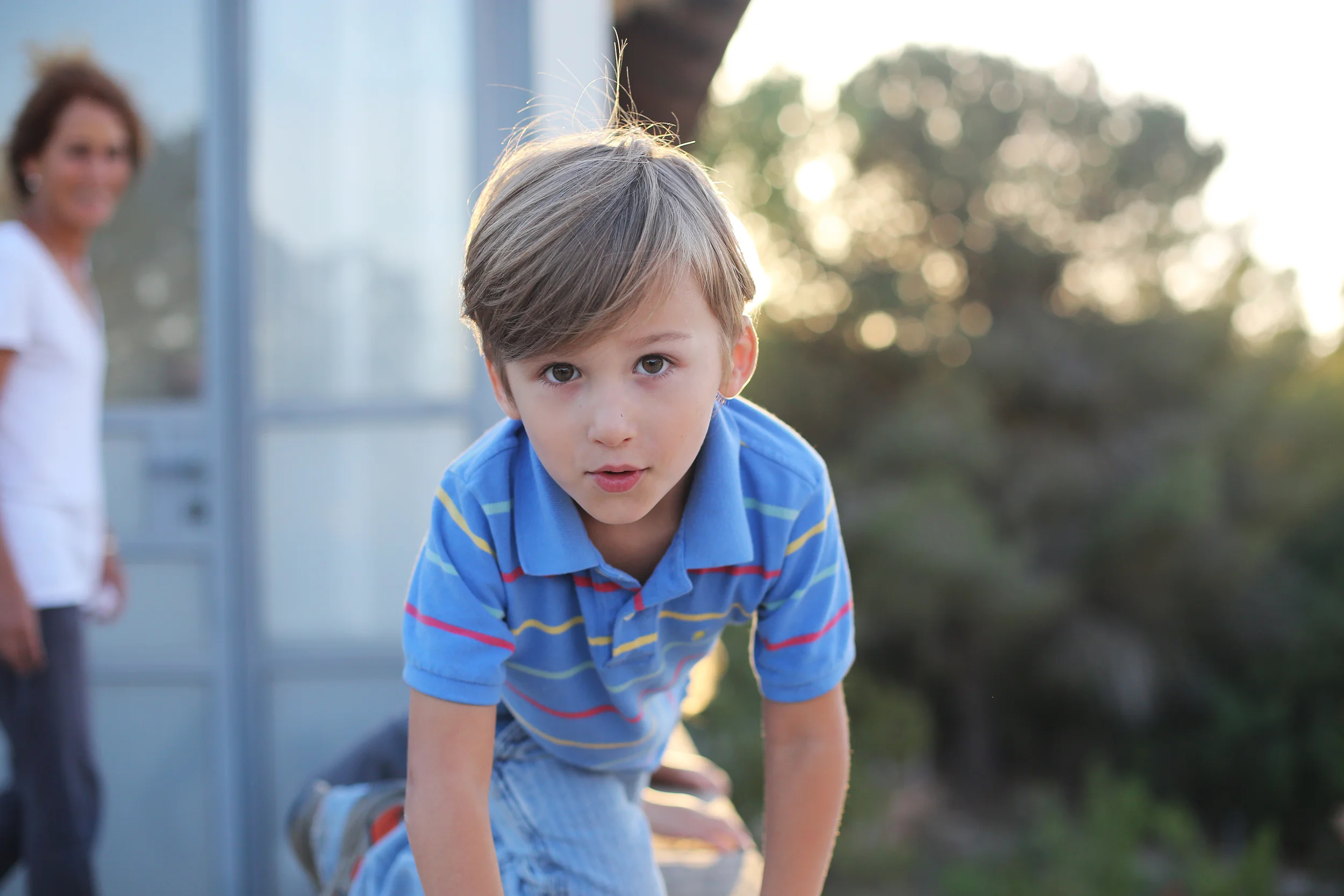 Dov thinks he's spider man. This photo was taken a split second before Dov crawled onto the roof and Tammy and I scrambled to pull him back. I'm glad Dov is so brave... but YIKES.