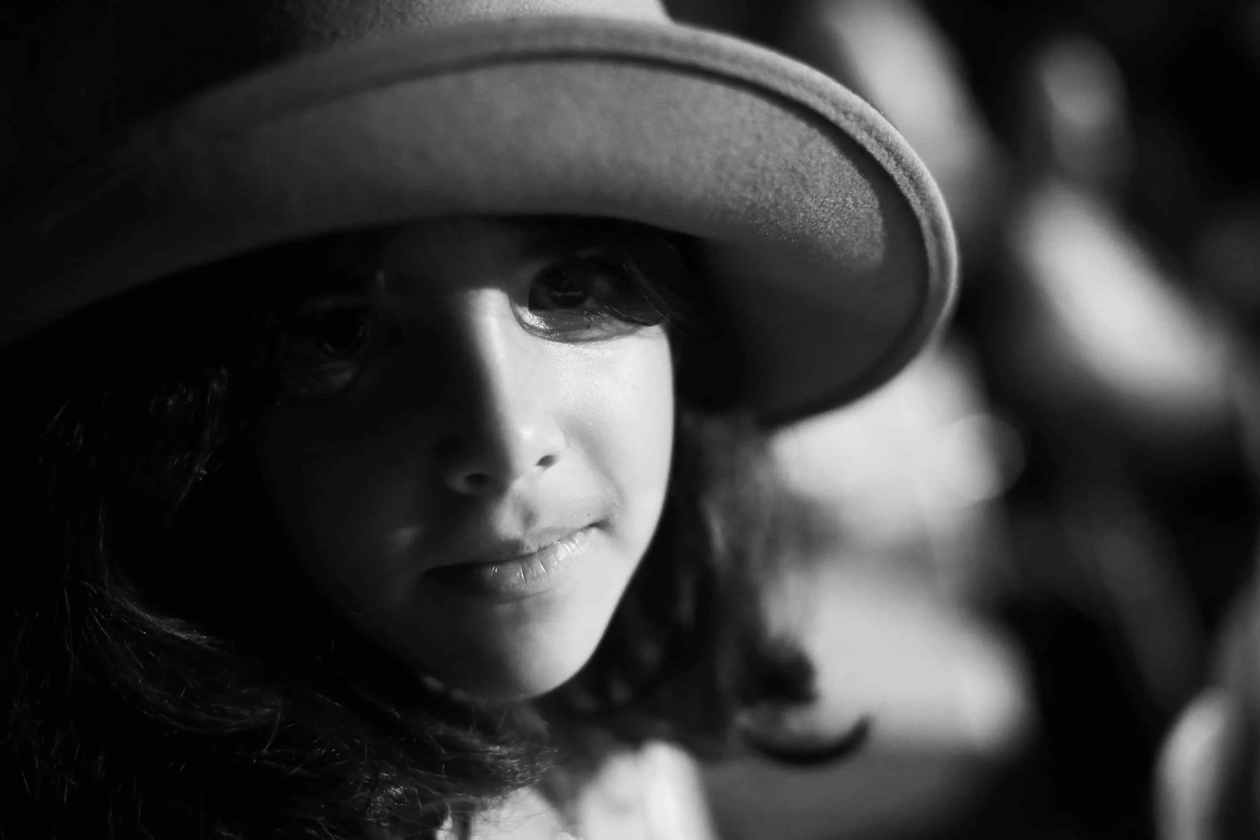 the sun set and Hila tried on my hat for this awesome image. I love this little one!