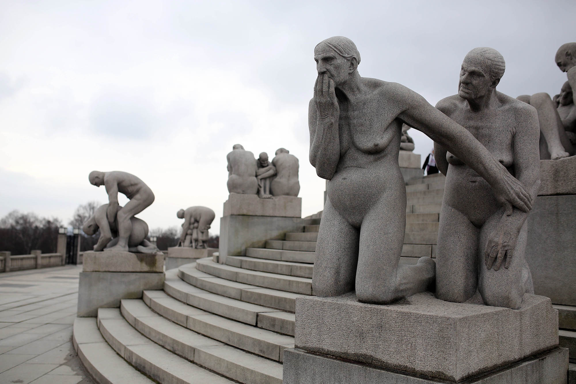 each group of nudes conveyed real human emotion and expression