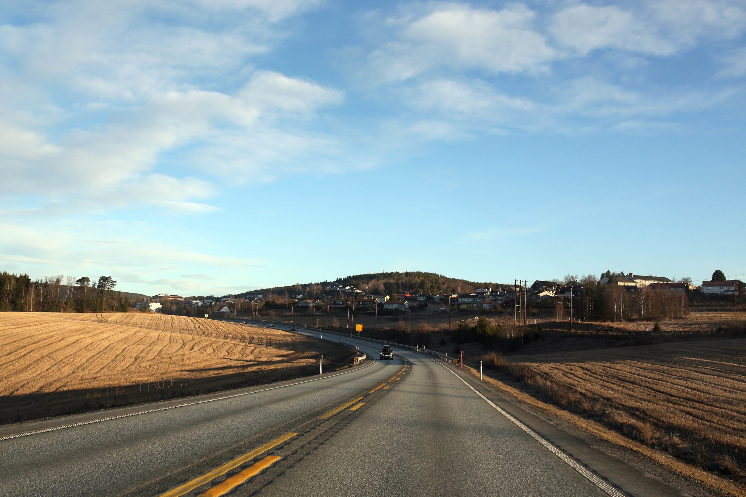 the drive to Hemsedal