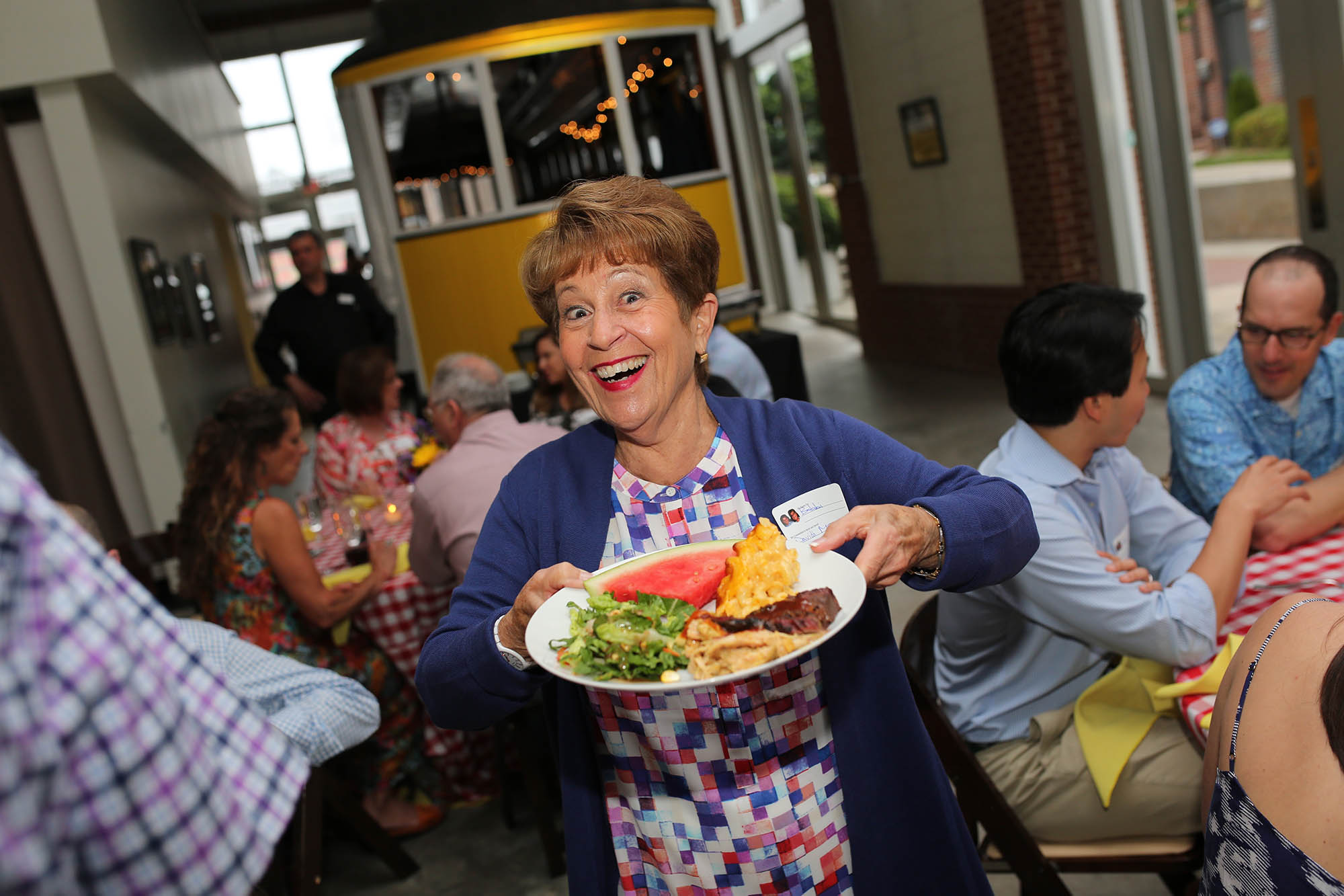 I think Mom was happy with the food too!