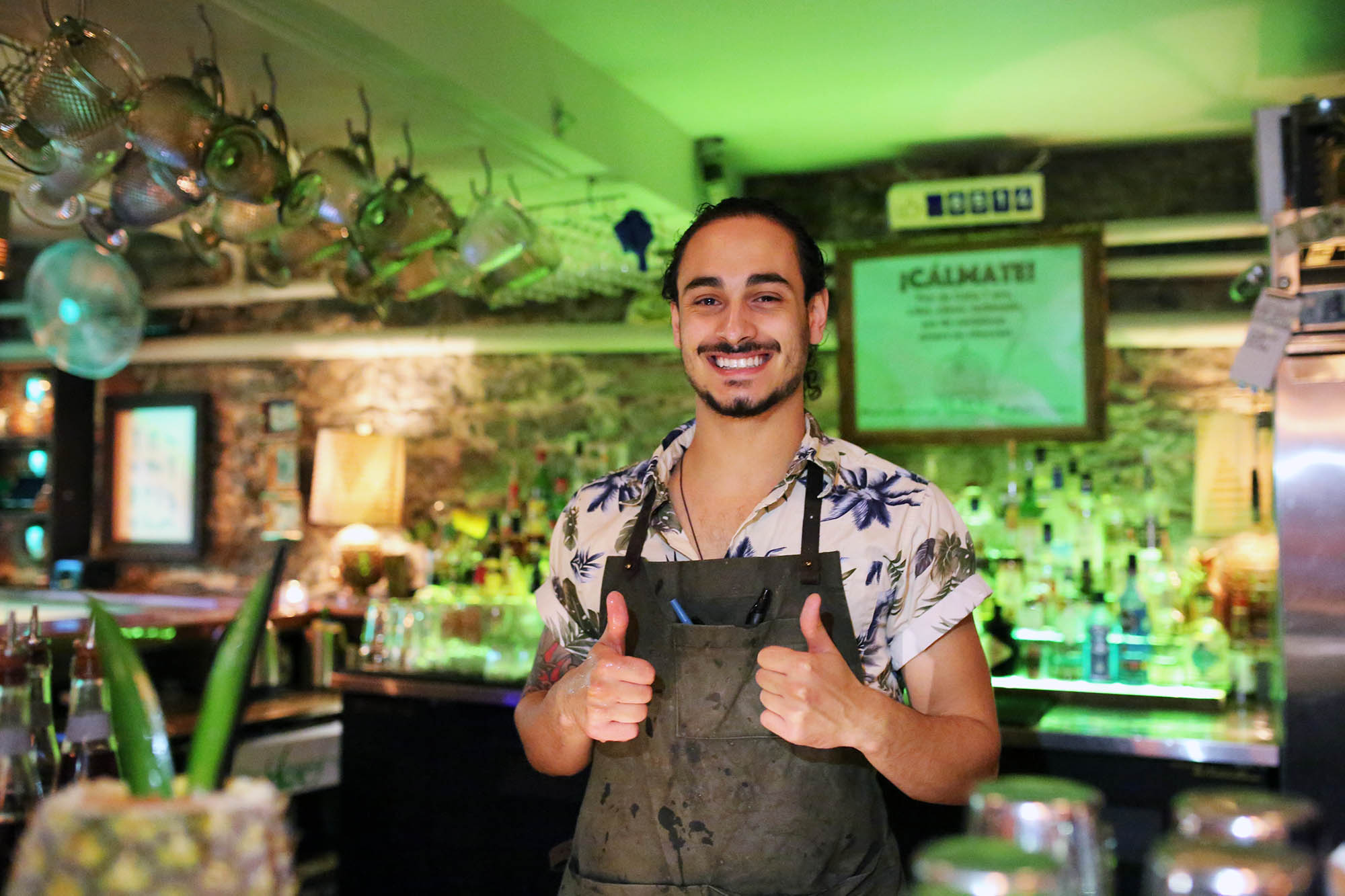This guy was super sweet and a fantastic bartender. Follow on instagram @mickey.rizk