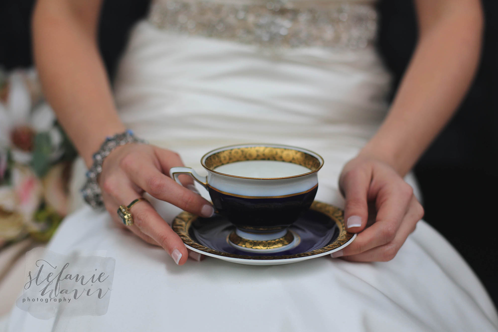 Jessica really wanted to feature her Grandmother's beautiful fine China.