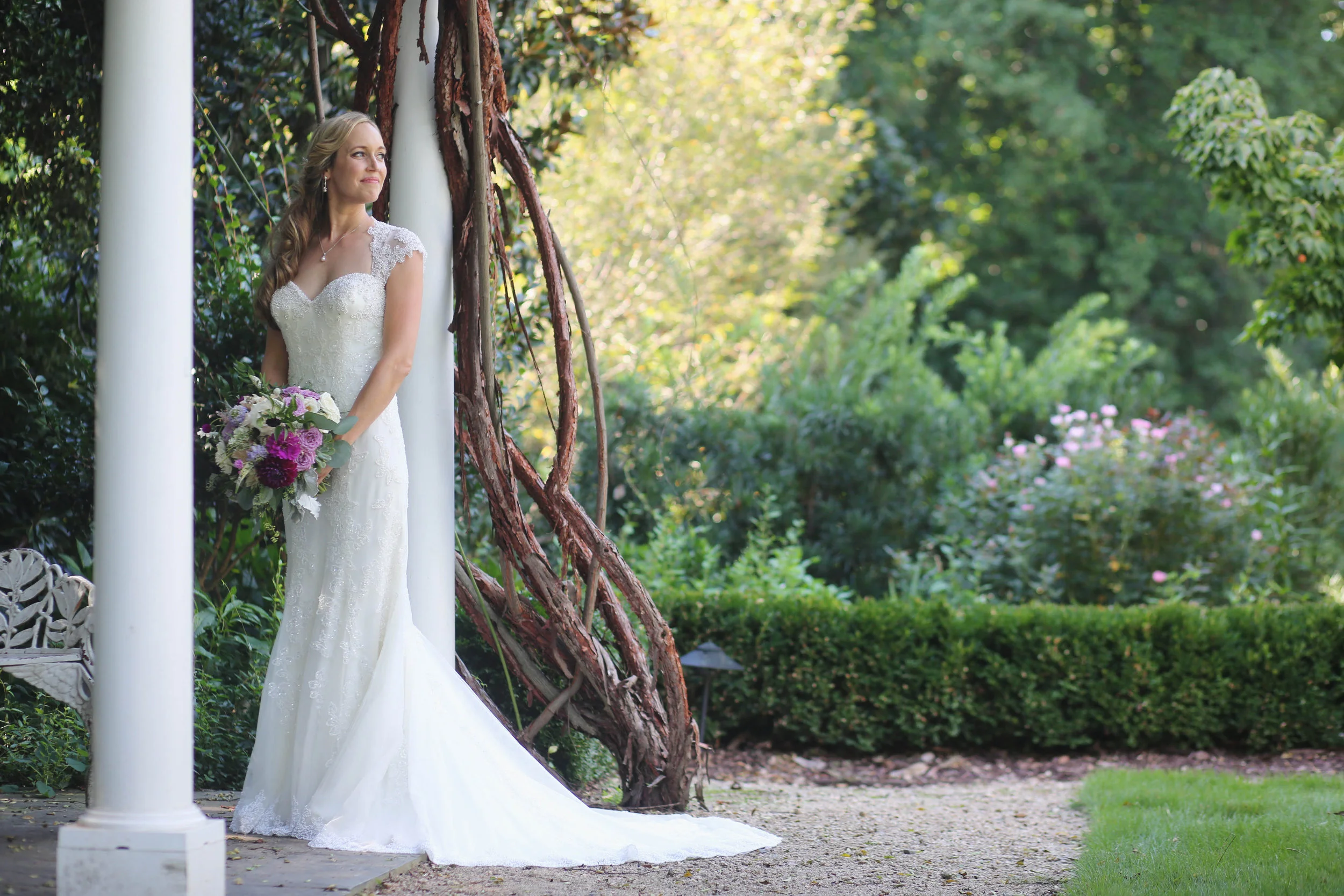 Rosedale Plantation Charlotte NC Garden wedding
