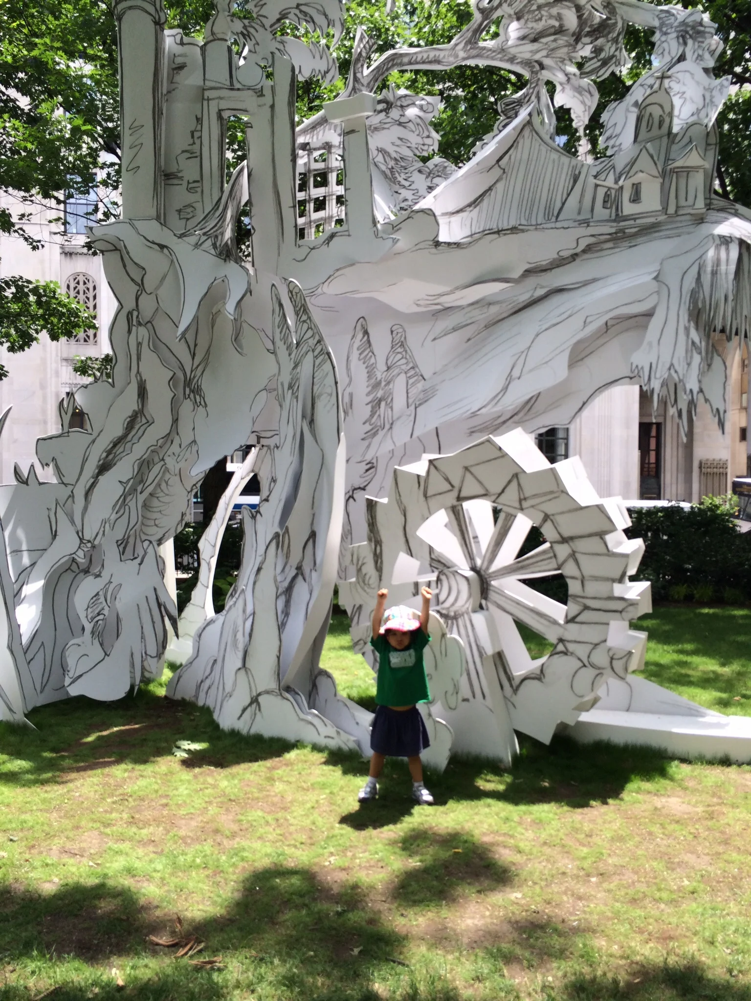 Loving the cool artwork often on display at Madison Square Park.