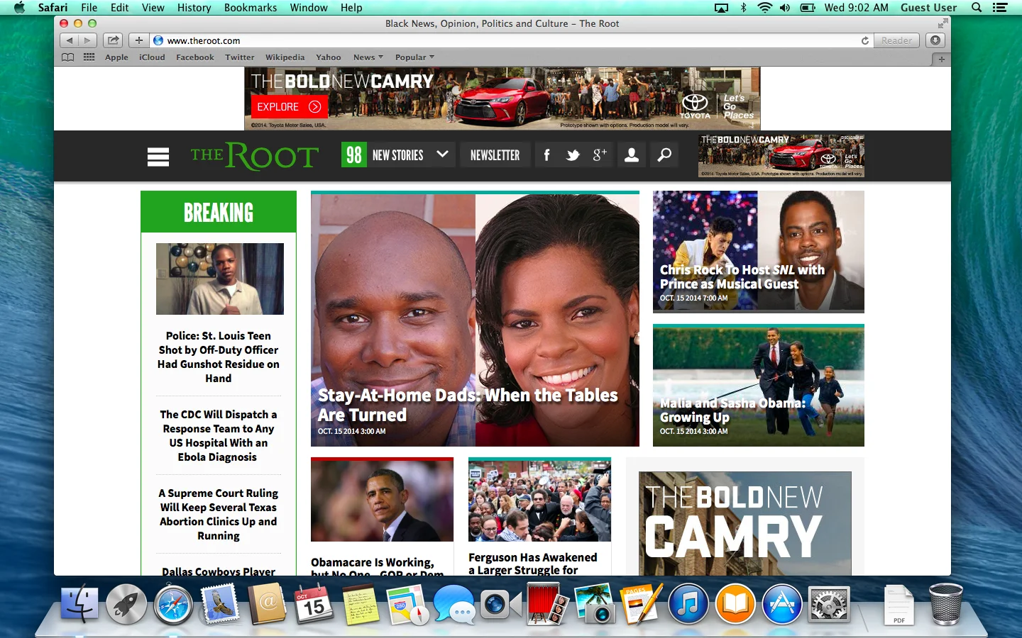 Today, I am feeling honored to be featured on one of my favorite websites, TheRoot.com. Slightly surreal to have found my face on the same website as President Obama, Prince, and Chris Rock. Watch my interview with Harriette Cole below where I discuss being an at home father.