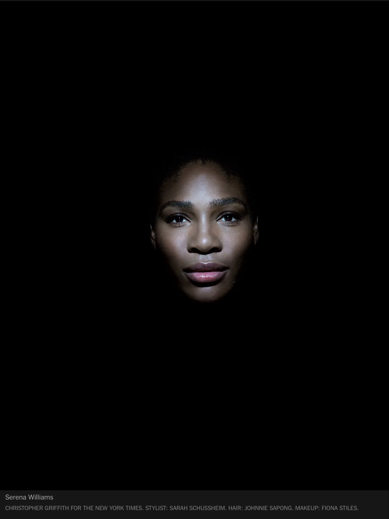Click below this amazing picture of Serena to read a NY Times Magazine cover article about her and a Sports Illustrated cover article from August 2015.