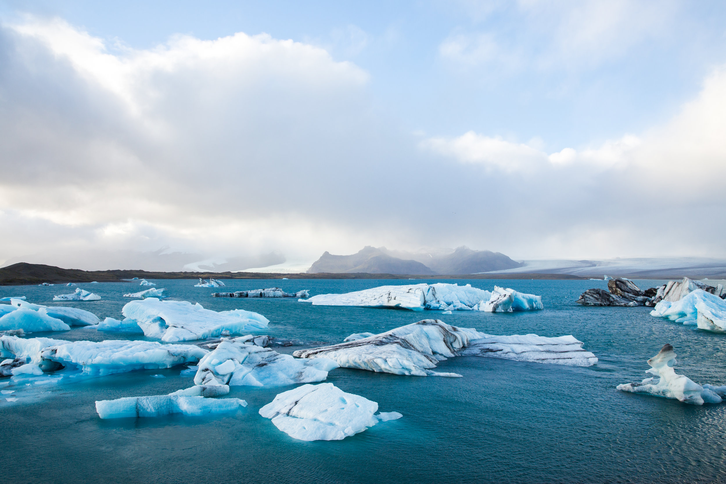 Another alien piece of landscape lies at Jokulsarlon, likely the most breathtaking glacier lagoon you can readily see in Iceland. Amphibious vehicles take visitors around the lagoon regularly, and hosts many movie sets further up the glacier, namely the fight scene between Ra's al Ghul and Bruce Wayne in Batman Begins.