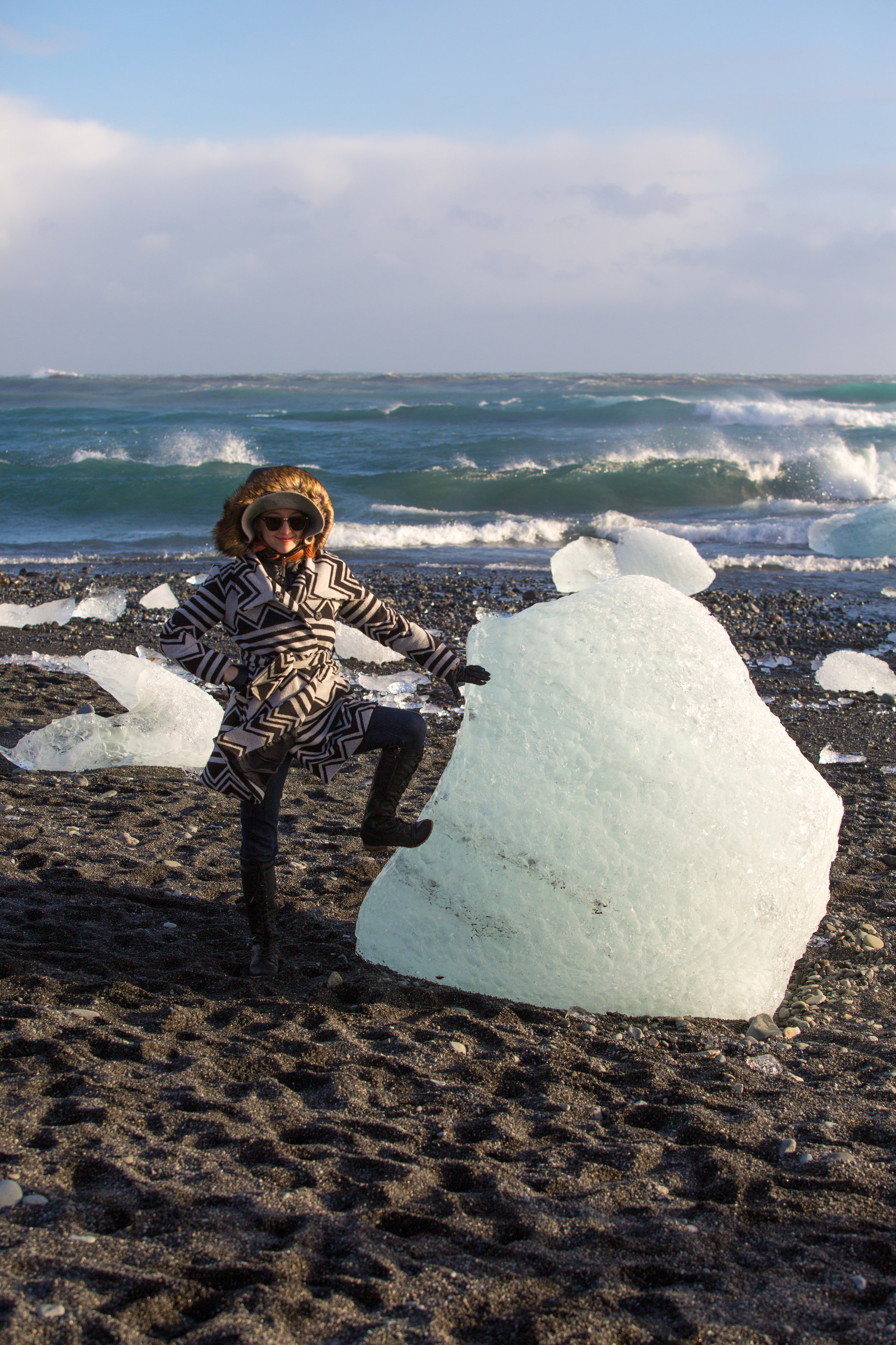 My navigator on the treacherous roads of Iceland, and one of my closest friends from California, Jessica the Red.