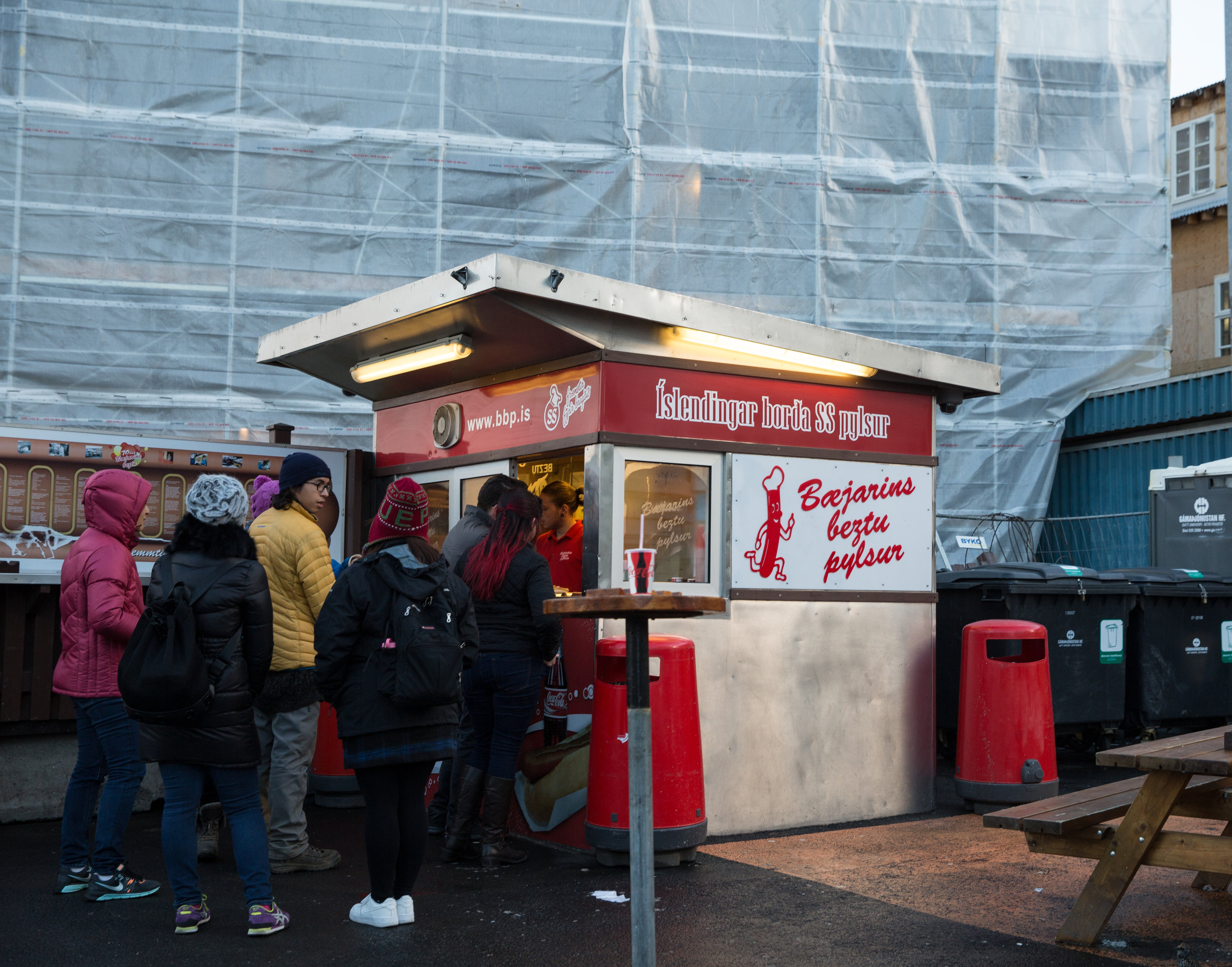 I had to experience the glory of the original Bæjarins Beztu Pylsur hotdog stand, located in Tryggvagata, Reykjavik. The godsends are made primariliy of lamb, with a beef and pork mixture. The stand has been in continuous operation since 1937. Visited by the likes of Metallica's James Hetfield, President Bill Clinton, it showed up on my radar first in Anthony Bourdain's No Reservations . 