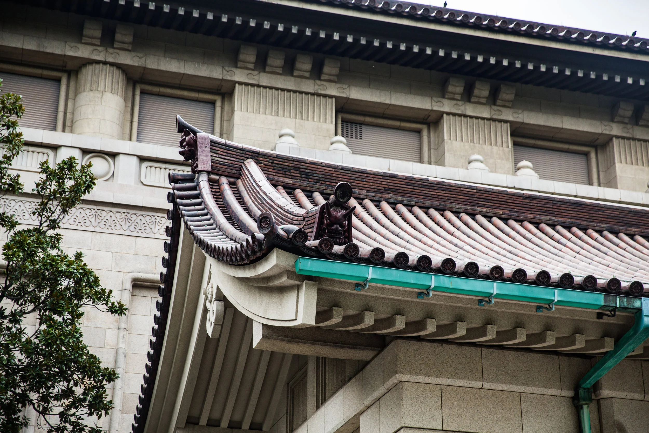 Established in 1872, the Tokyo National Museum is one of the largest art museums in the world. Focusing on ancient Japanese and Asian art from along the Silk Road, it also contains an substantial amount of Greco-Buddhist art. This was taken outside the Honkan building.
