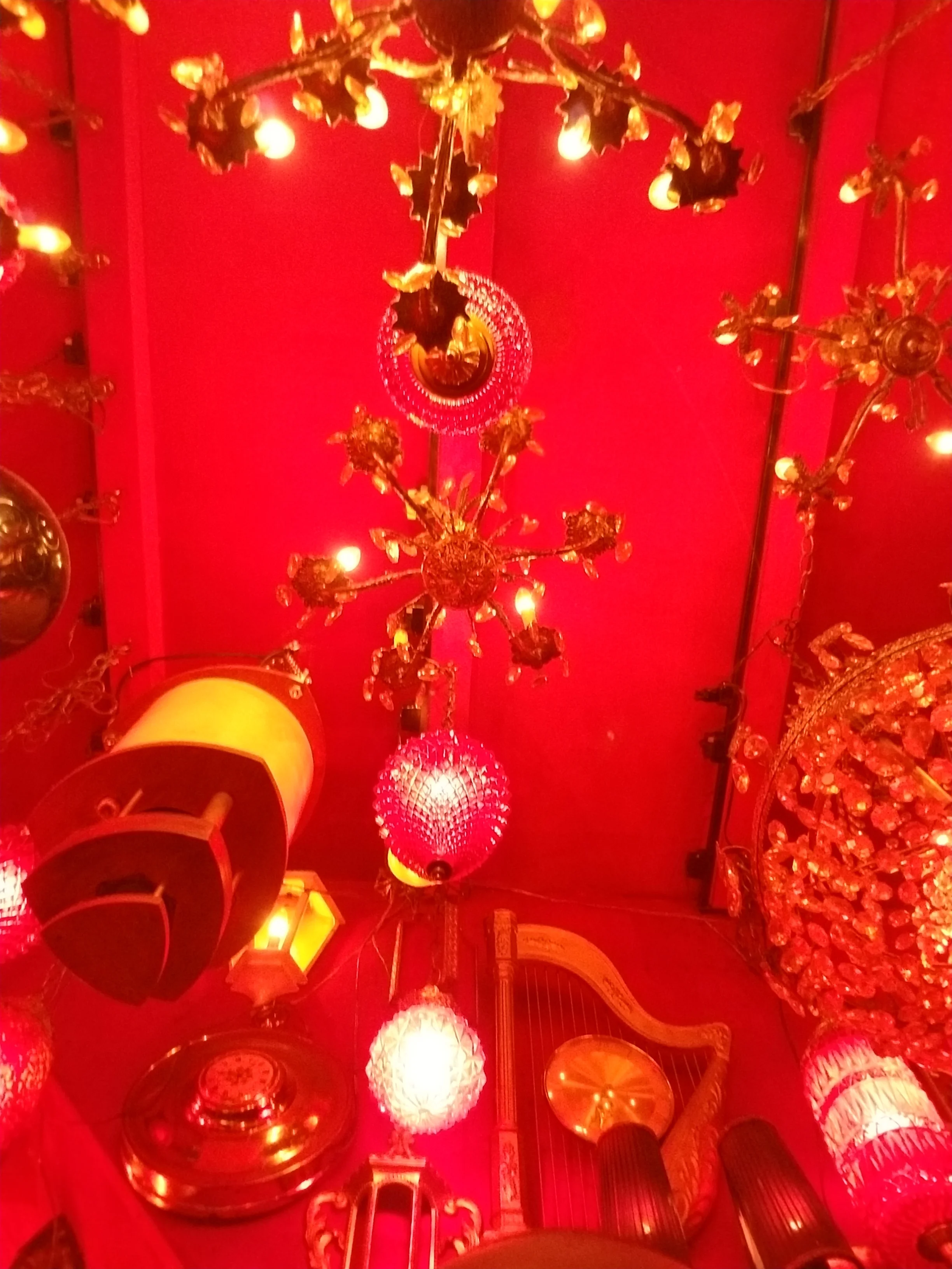 Inside the tiny RED bar. Be careful though, no photos are allowed, and the drinks are strong.