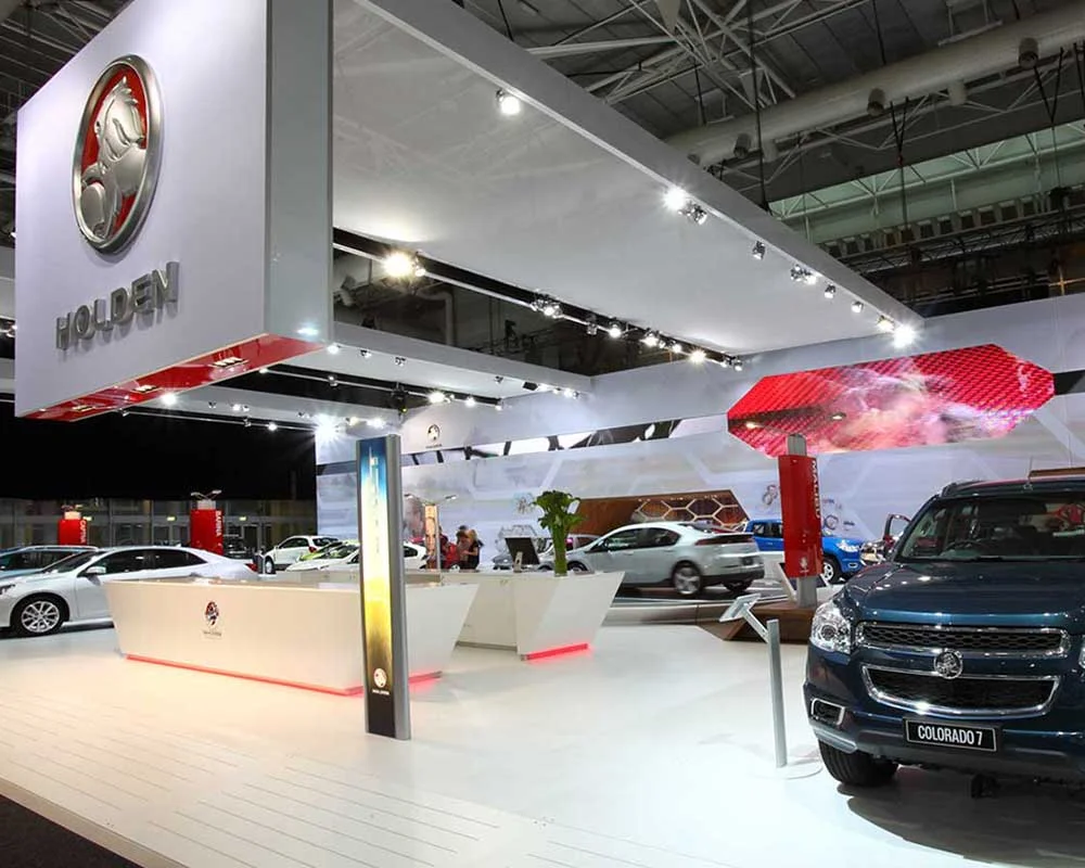 Holden cars on display