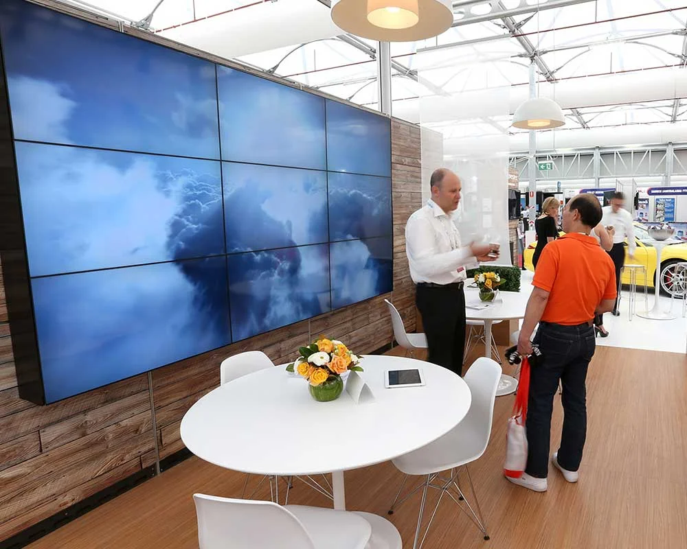 Investec trade show display