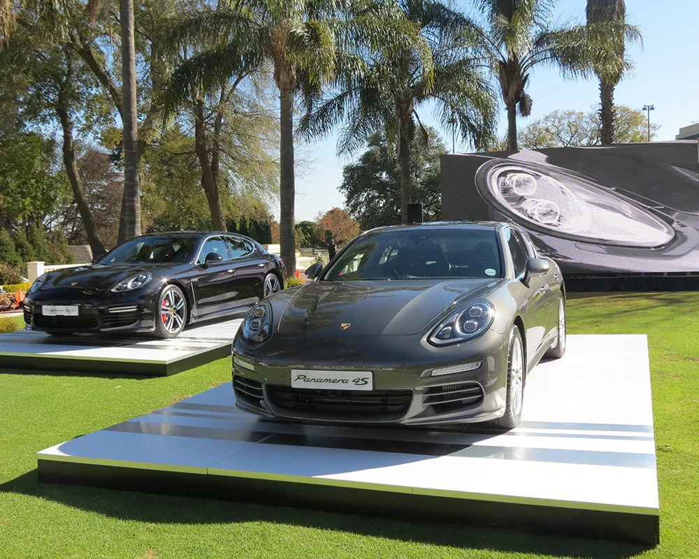 Porsche car display