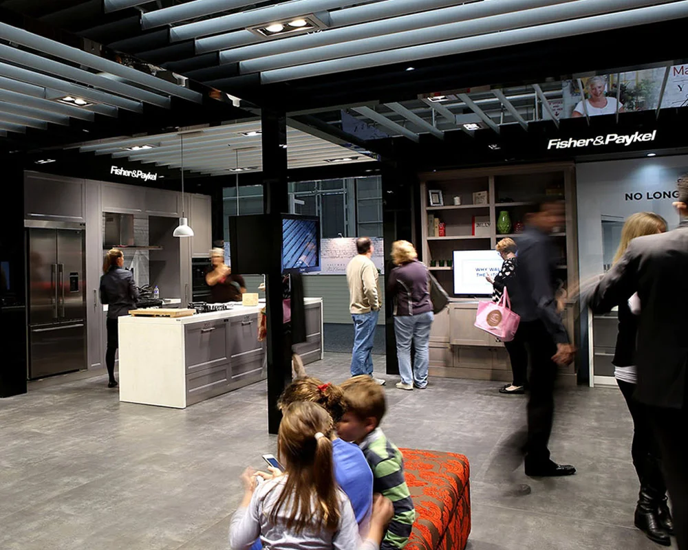 Fisher and Paykel branded kitchen environment