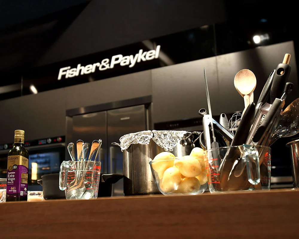 Close up of display products