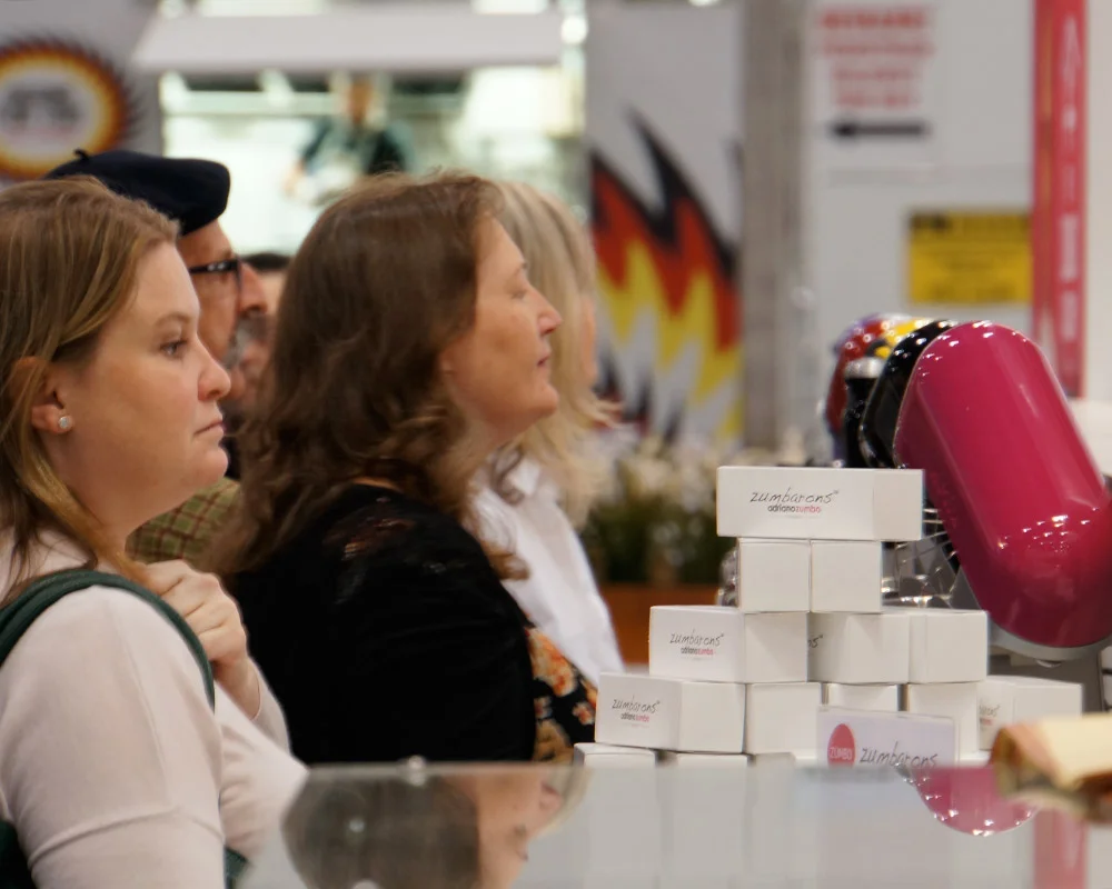 Kenwood stand attendees