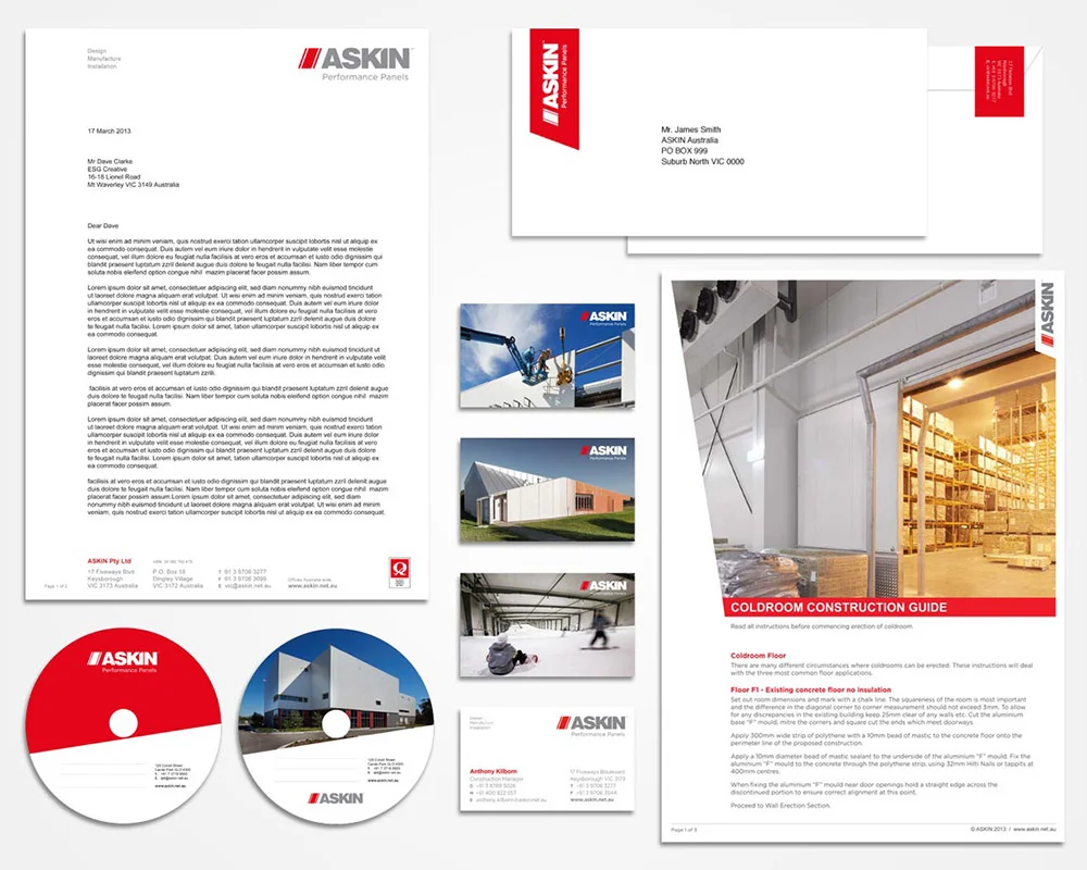 Askin branding and collateral