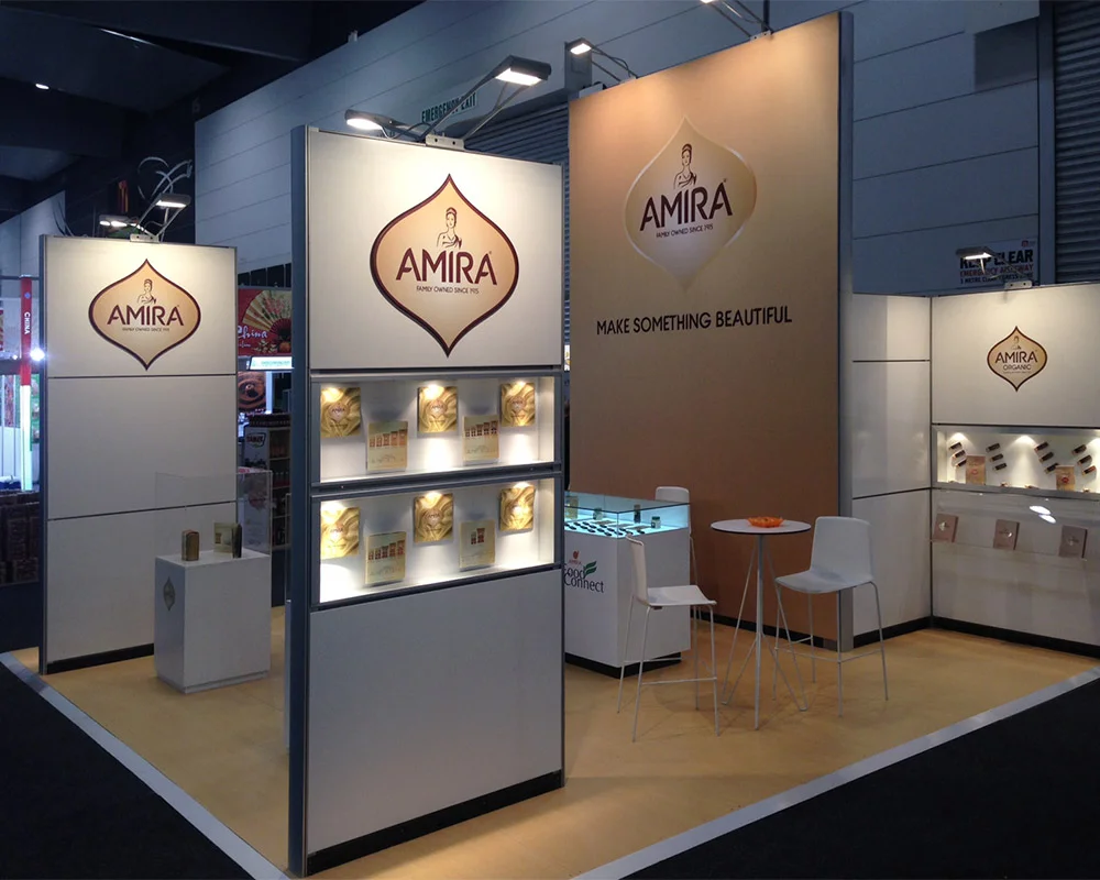 Amira display at event