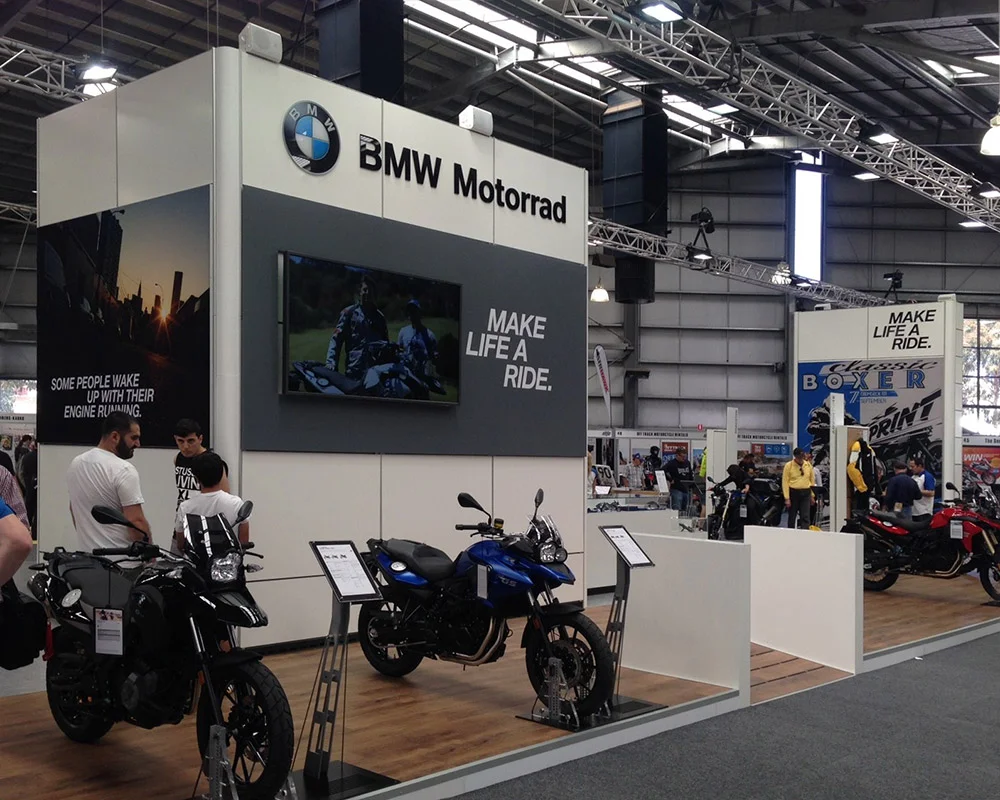 BMW stand at Motor World Melbourne