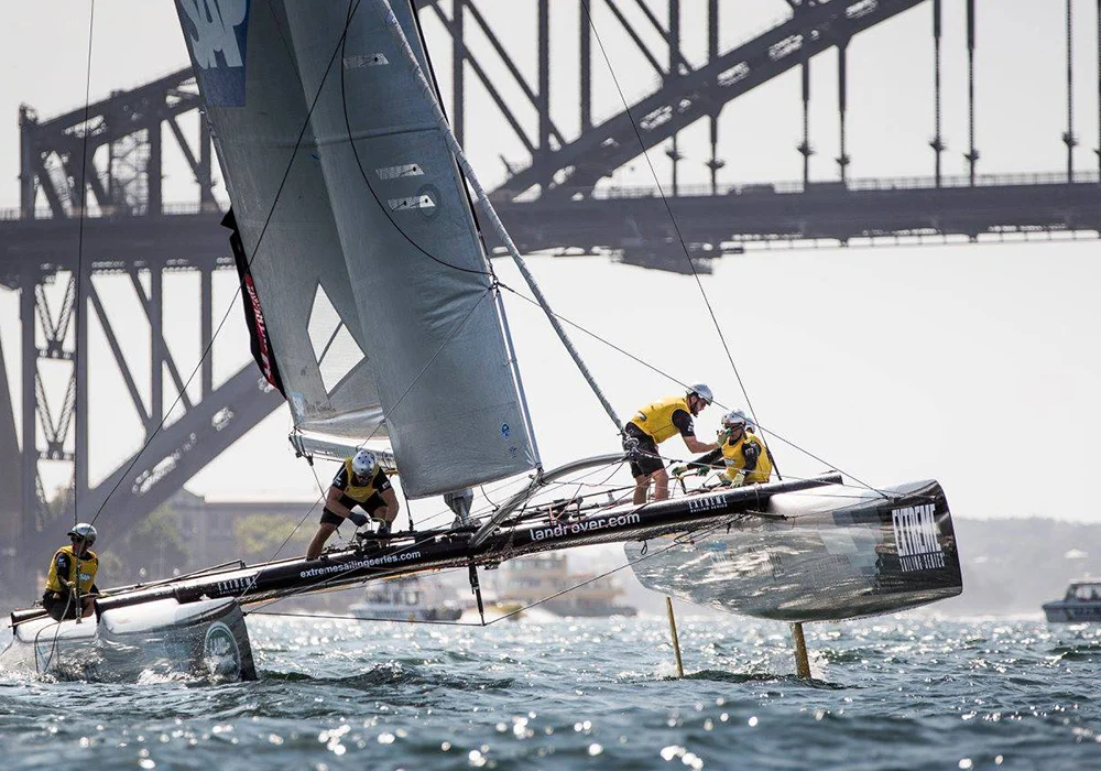 Boat and Sydney Harbour Bridge