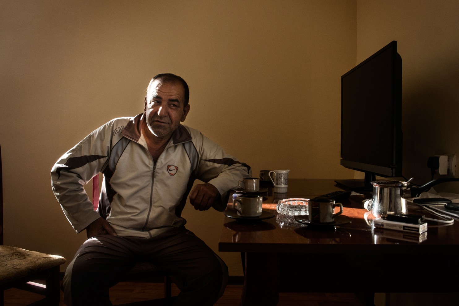 Kevok Allajan who fled from Aleppo to find refuge in Armenia, is father of three children. (Gianmarco Maraviglia/Echo Photo Agency)