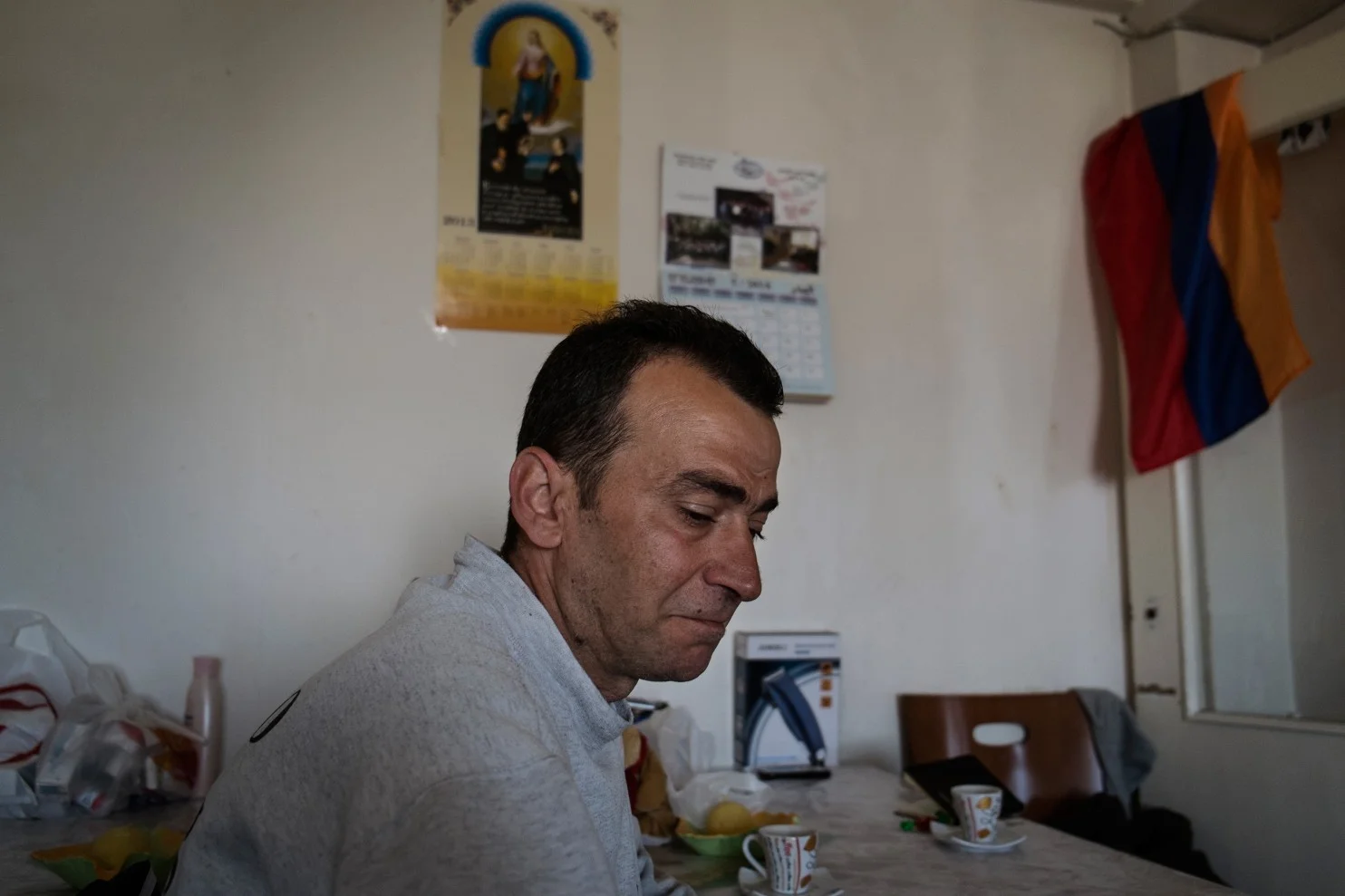 Some of the refugees live in a kind of shelter in the suburb of Yerevan, Armenia. (Gianmarco Maraviglia/Echo Photo Agency)