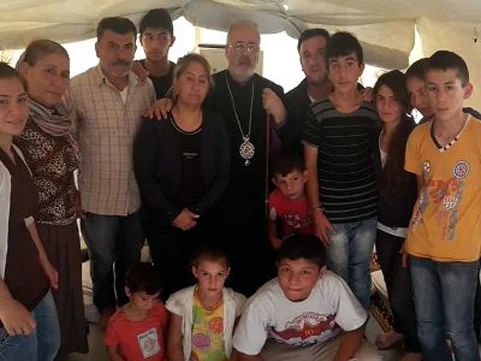 The Tomassians at the refugee camp in Suruc, Turkey