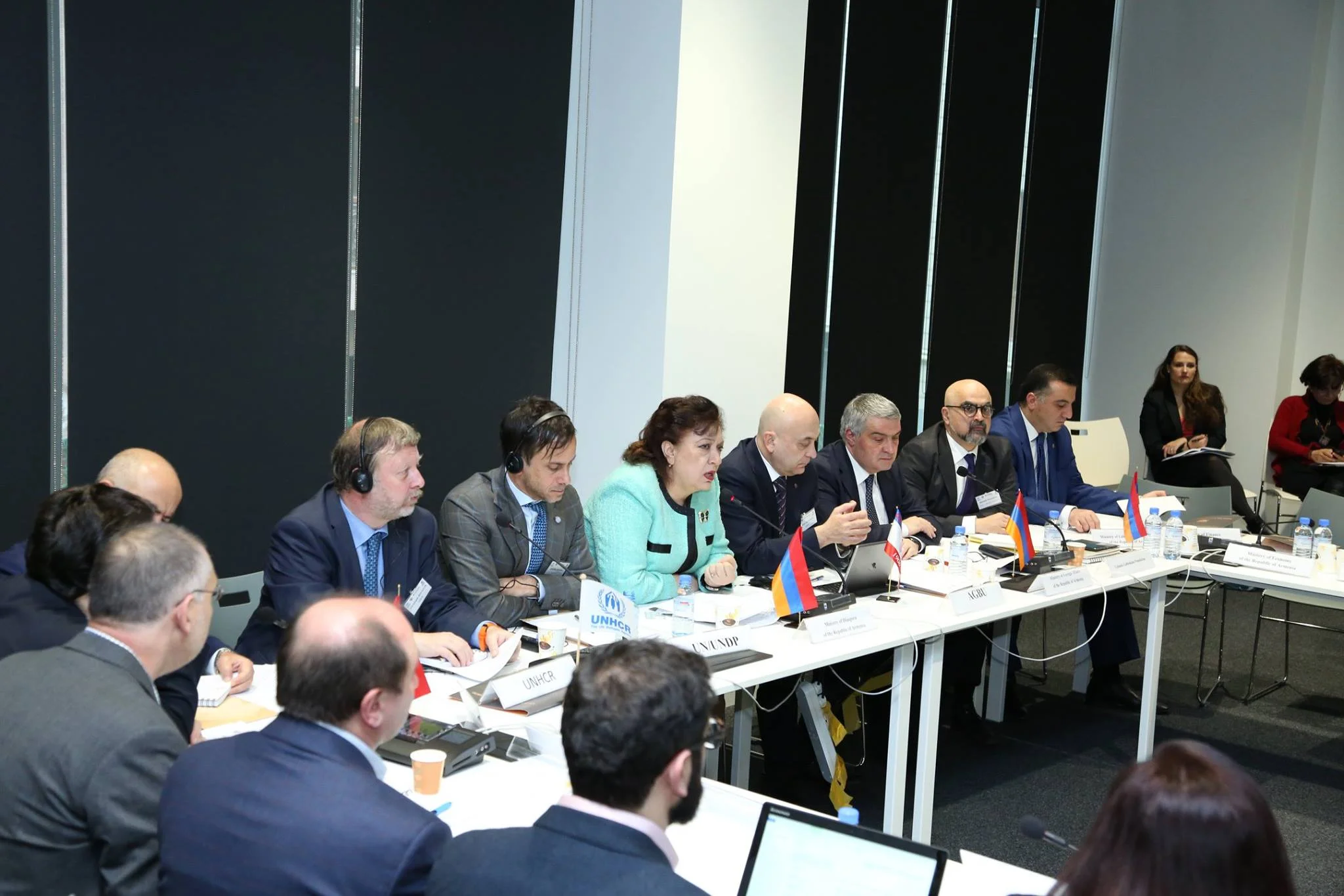 A scene from the Refugee Summit in Yerevan, February 2016 (Photo credit AGBU Yerevan)
