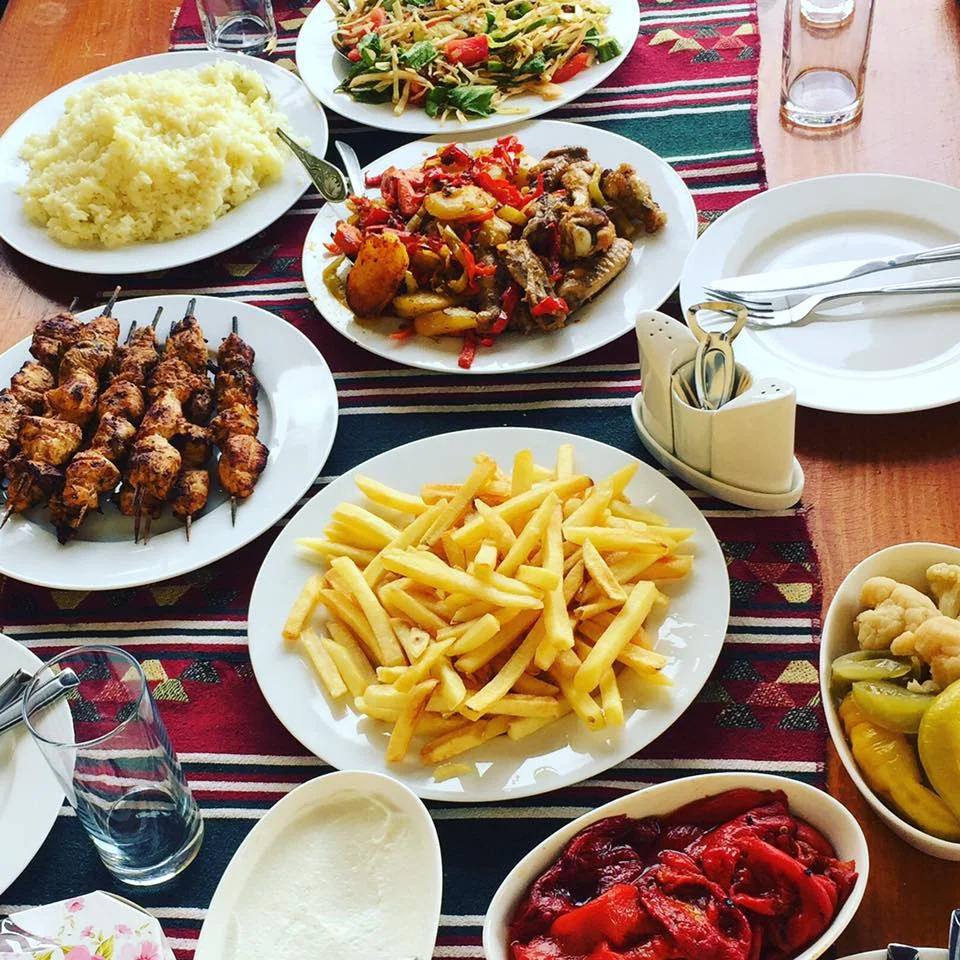 Homemade mazzeh assortment. Old Ashtarak restaurant